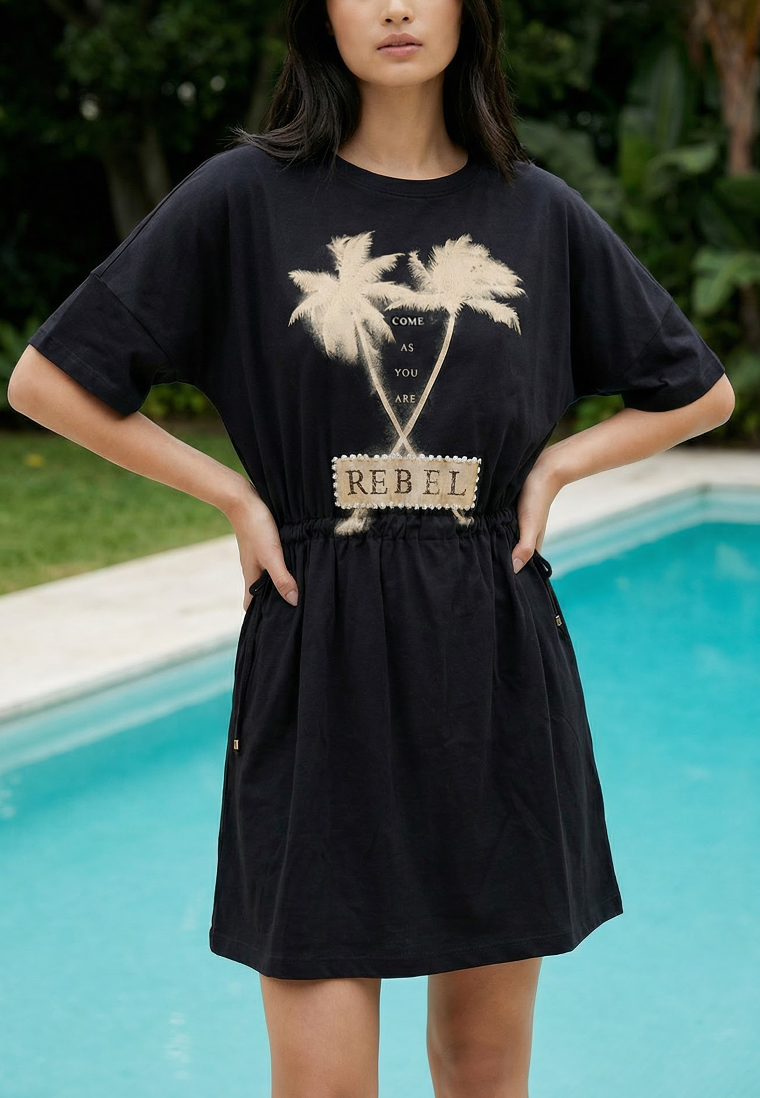 TOPAZ DRESS REBEL BLACK