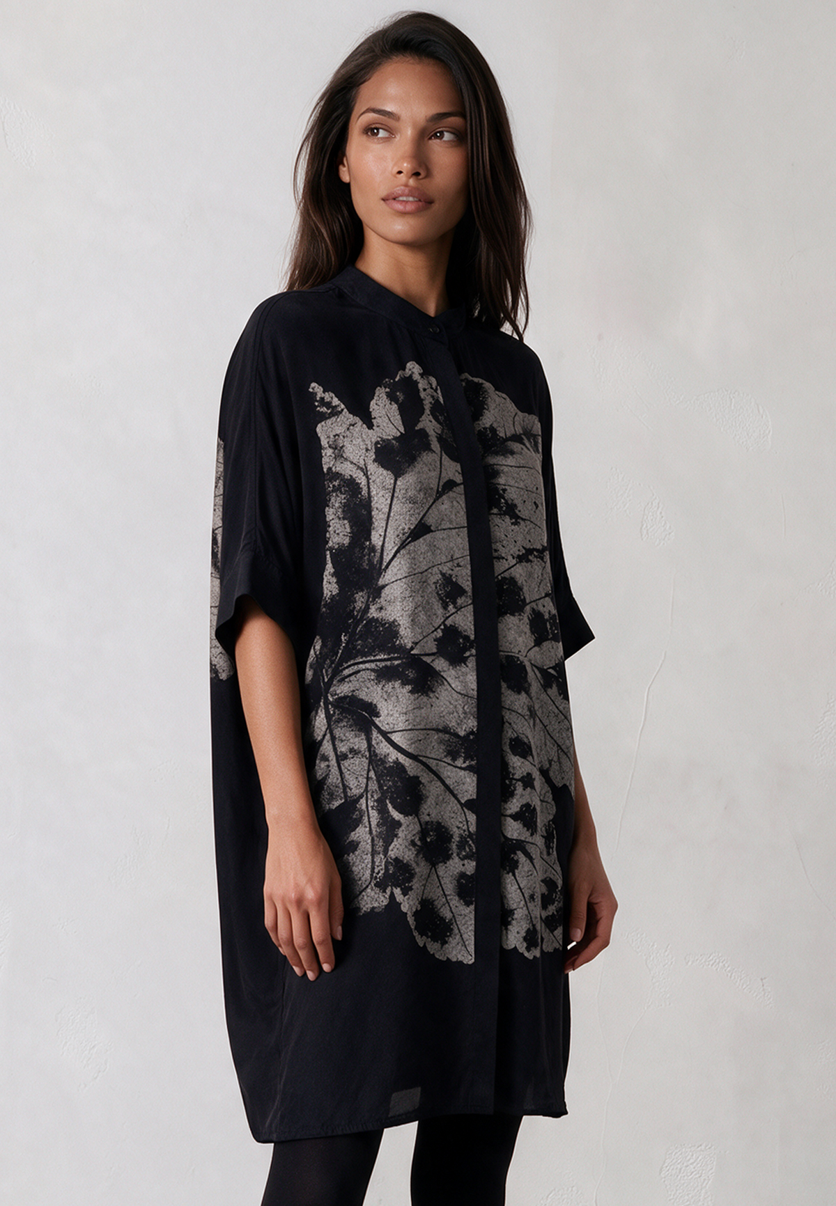 TWIST TUNIC OBSIDIAN GREY