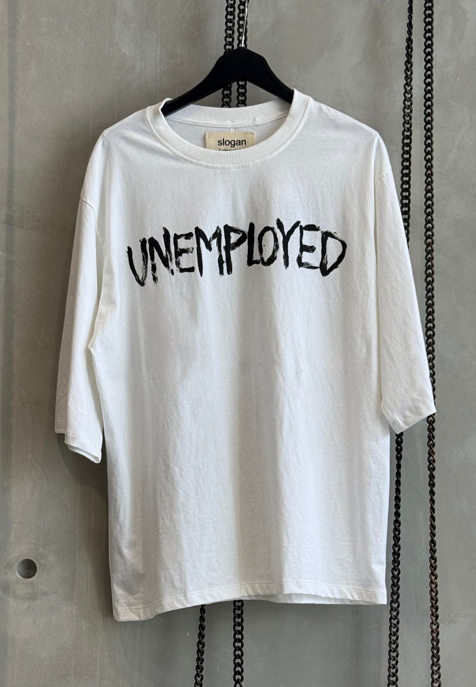 UNEMPLOYED OVERSIZED T-SHIRT WHITE