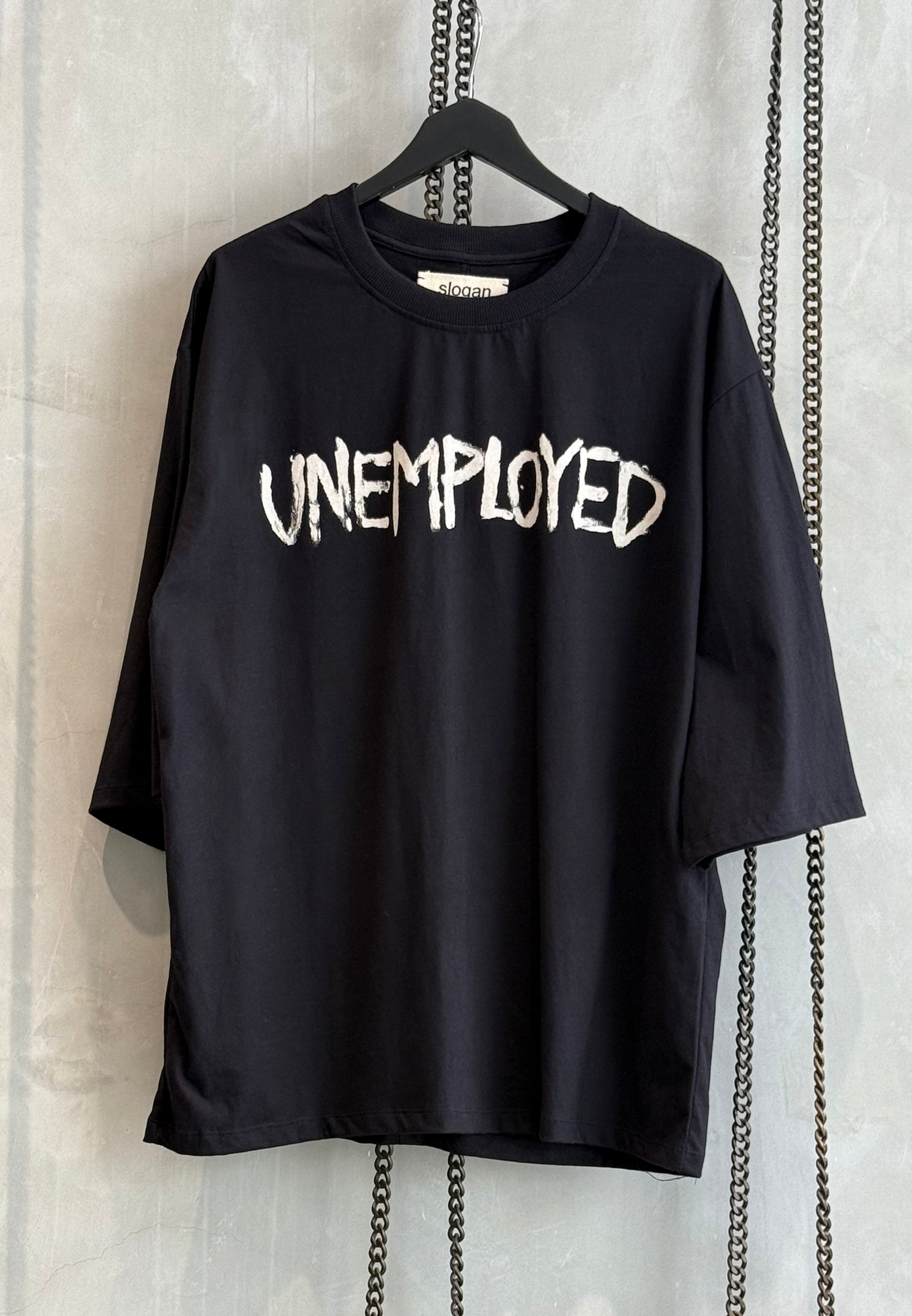 UNEMPLOYED OVERSIZED T-SHIRT BLACK