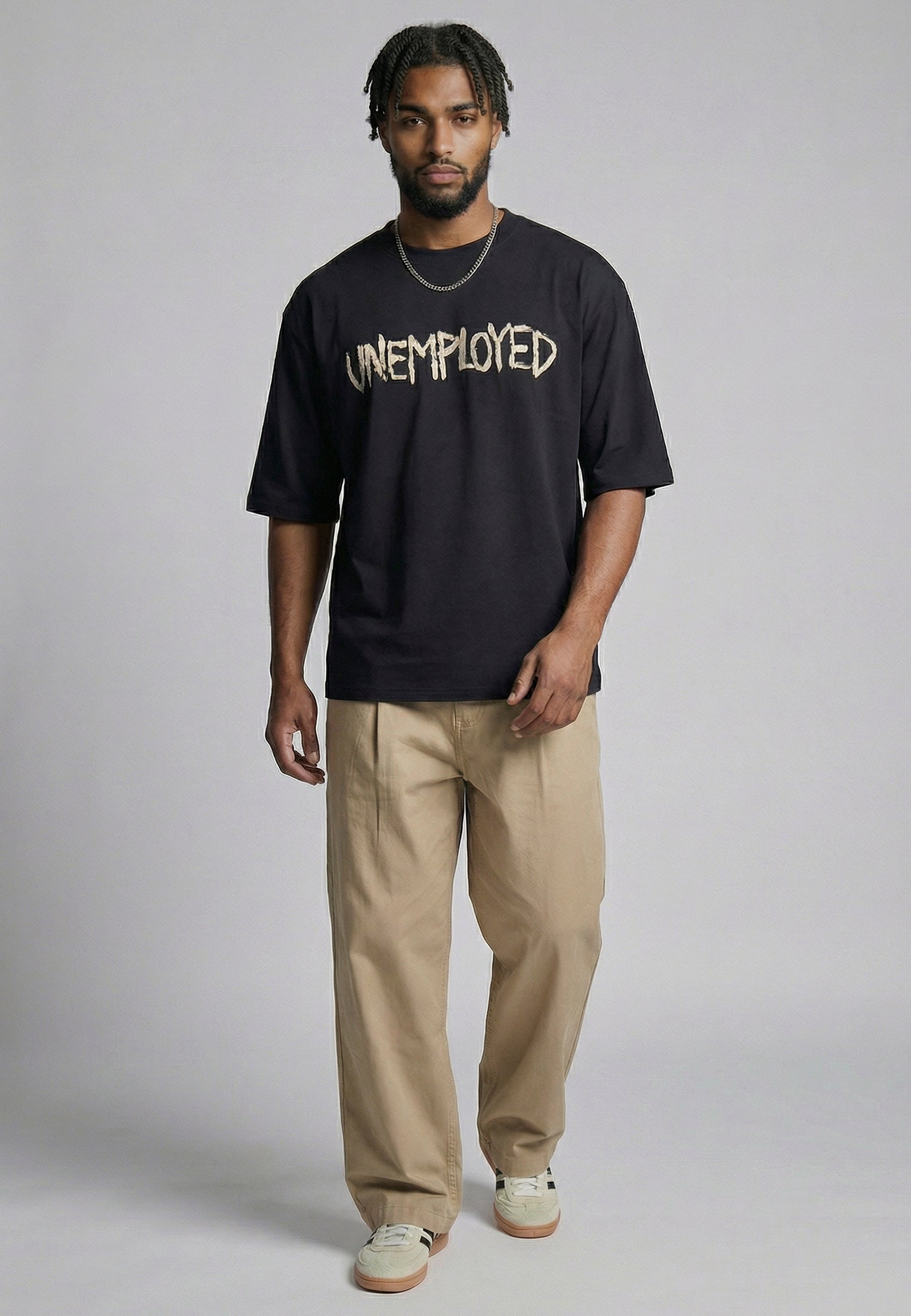 UNEMPLOYED OVERSIZED T-SHIRT BLACK