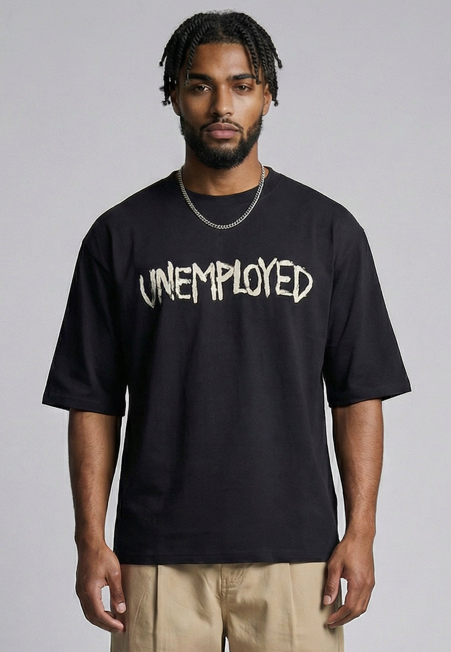 UNEMPLOYED OVERSIZED T-SHIRT BLACK