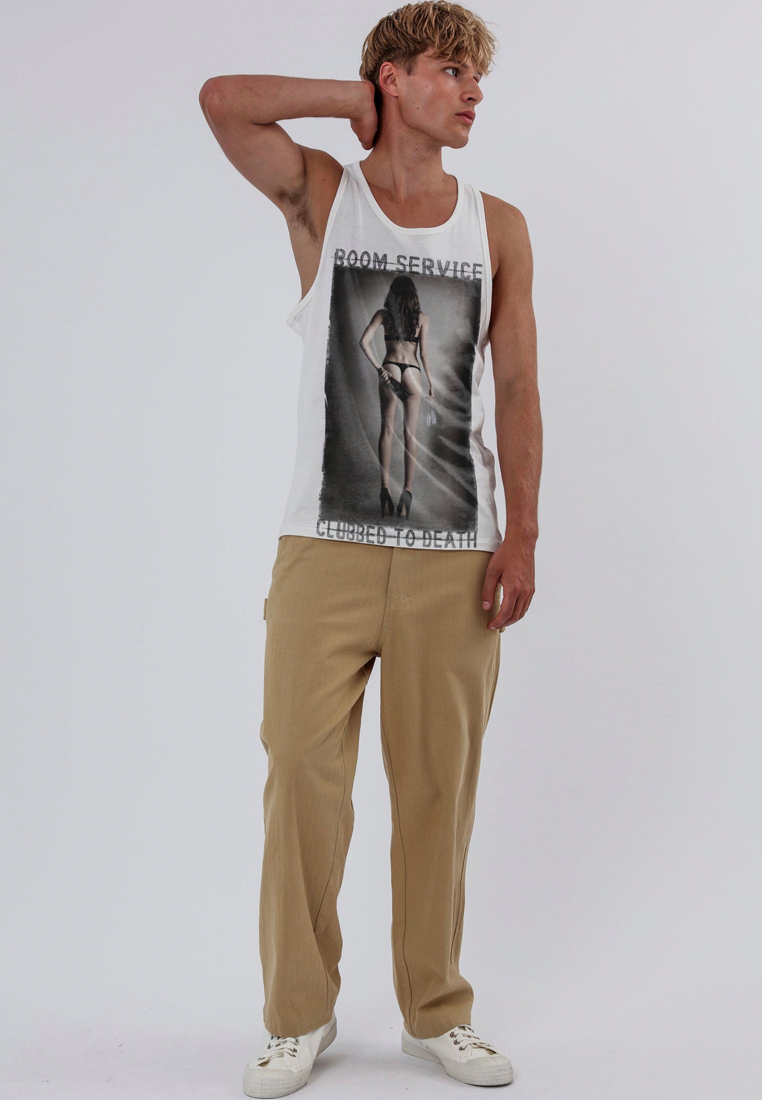 CHAMPAGNE SERVICE VEST WHITE