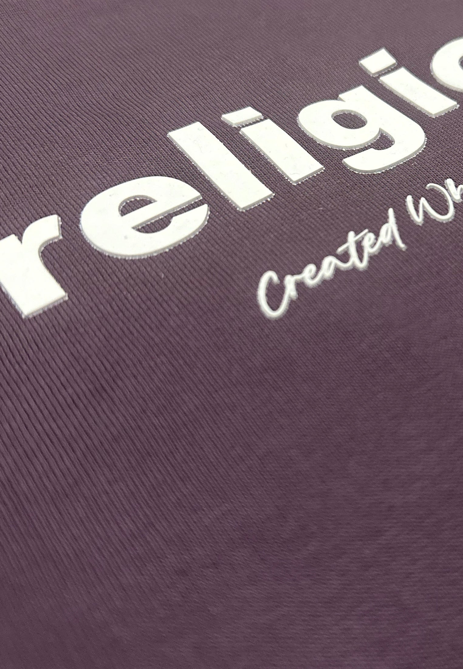 KIDS RELIGION OVERSIZED SWEATSHIRT MAUVE