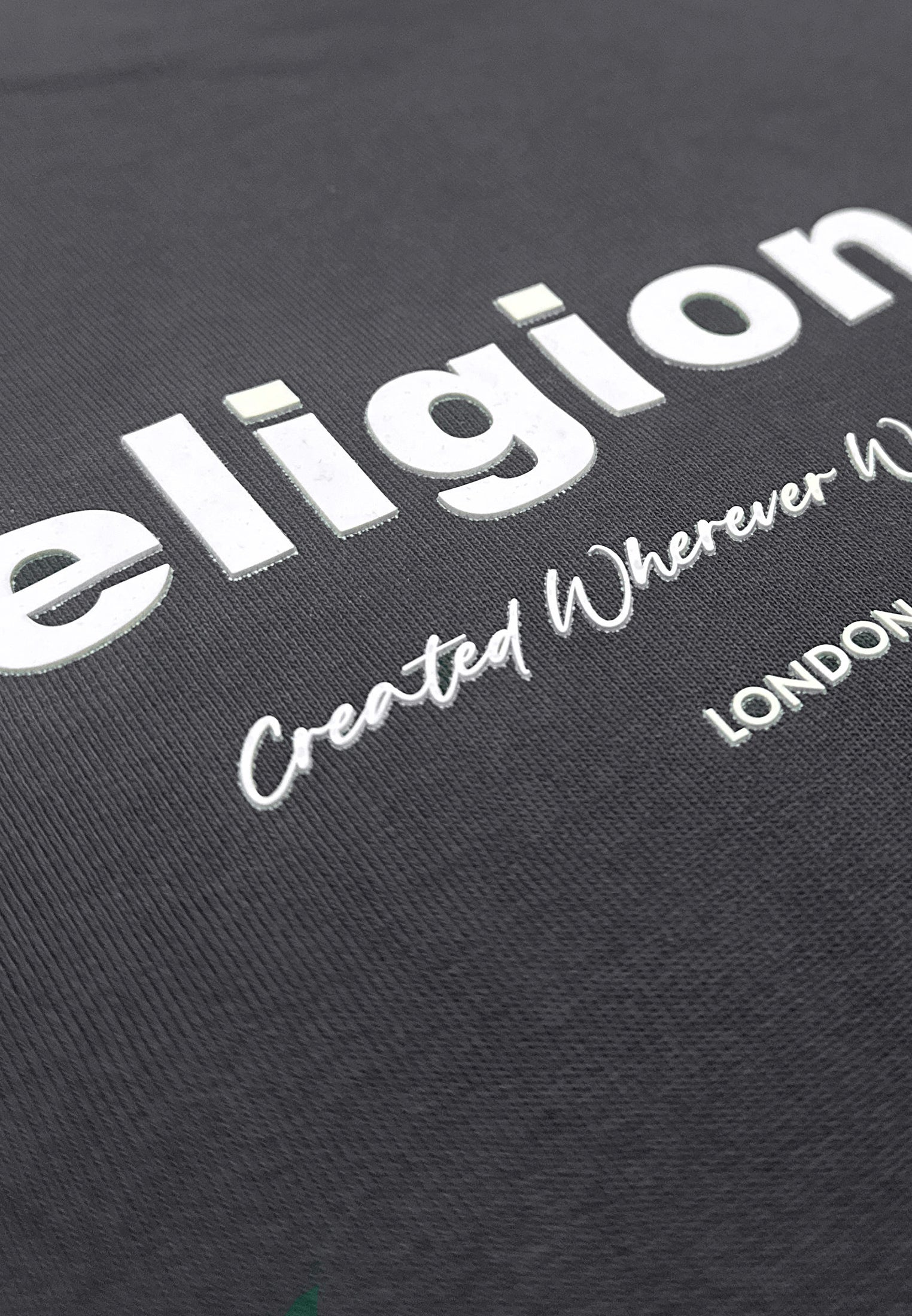 KIDS RELIGION LOGO SWEATPANTS BLACK