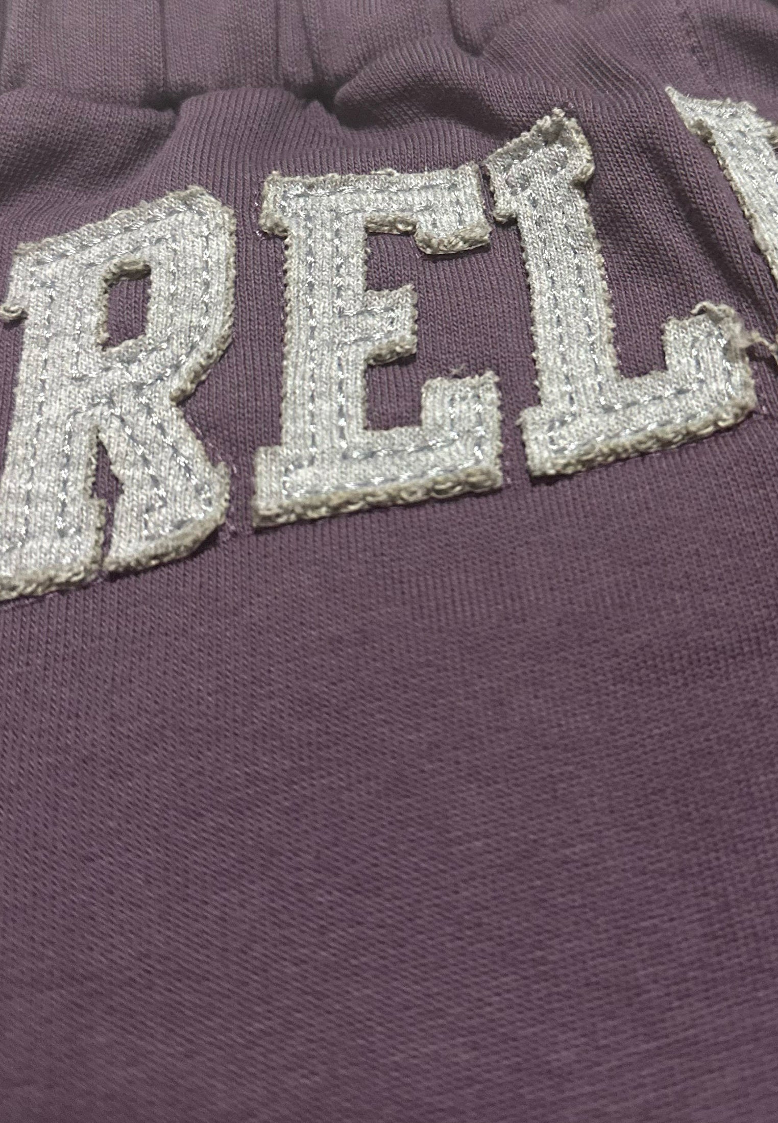 KIDS RELIGION SEAMED DARTED SWEATPANTS MAUVE