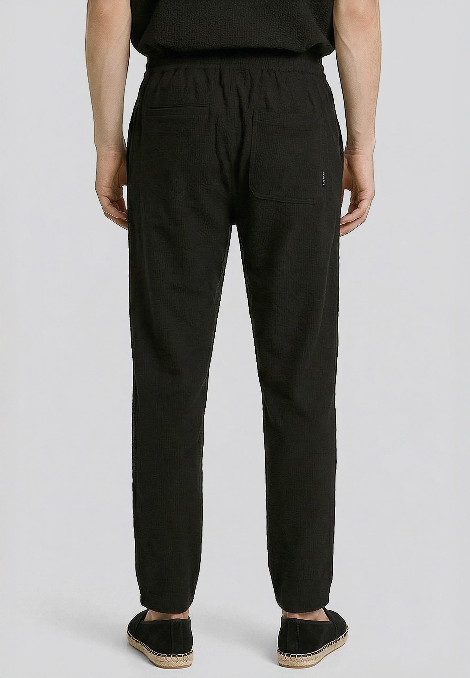 CRINKLE CHINO BLACK