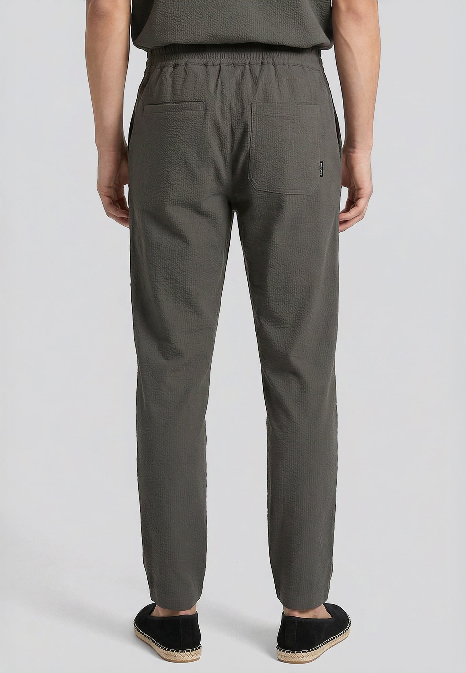CRINKLE CHINO SLATE