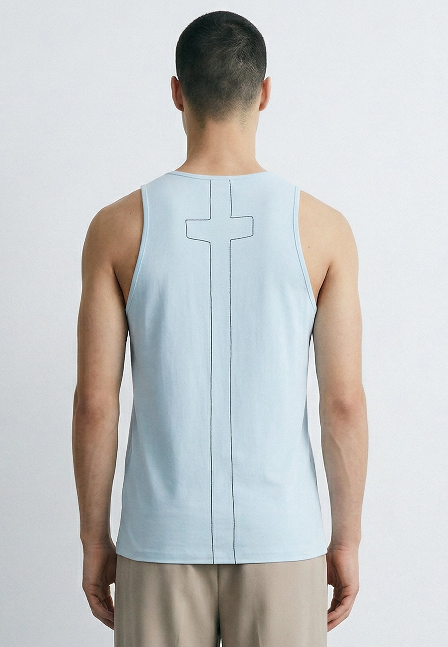 ALBION VEST PALE BLUE