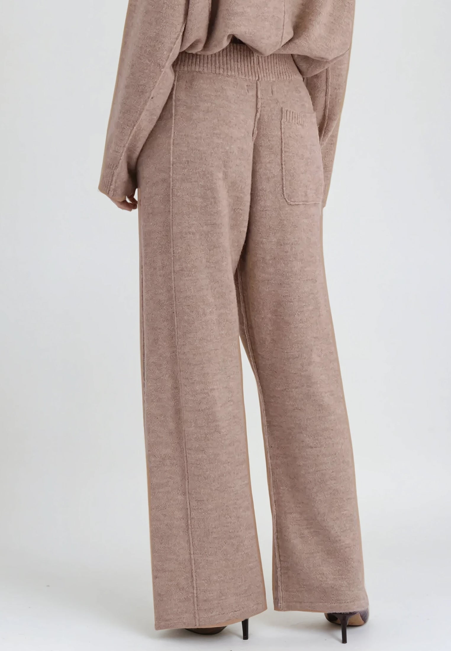 KNIT TROUSERS BEIGE