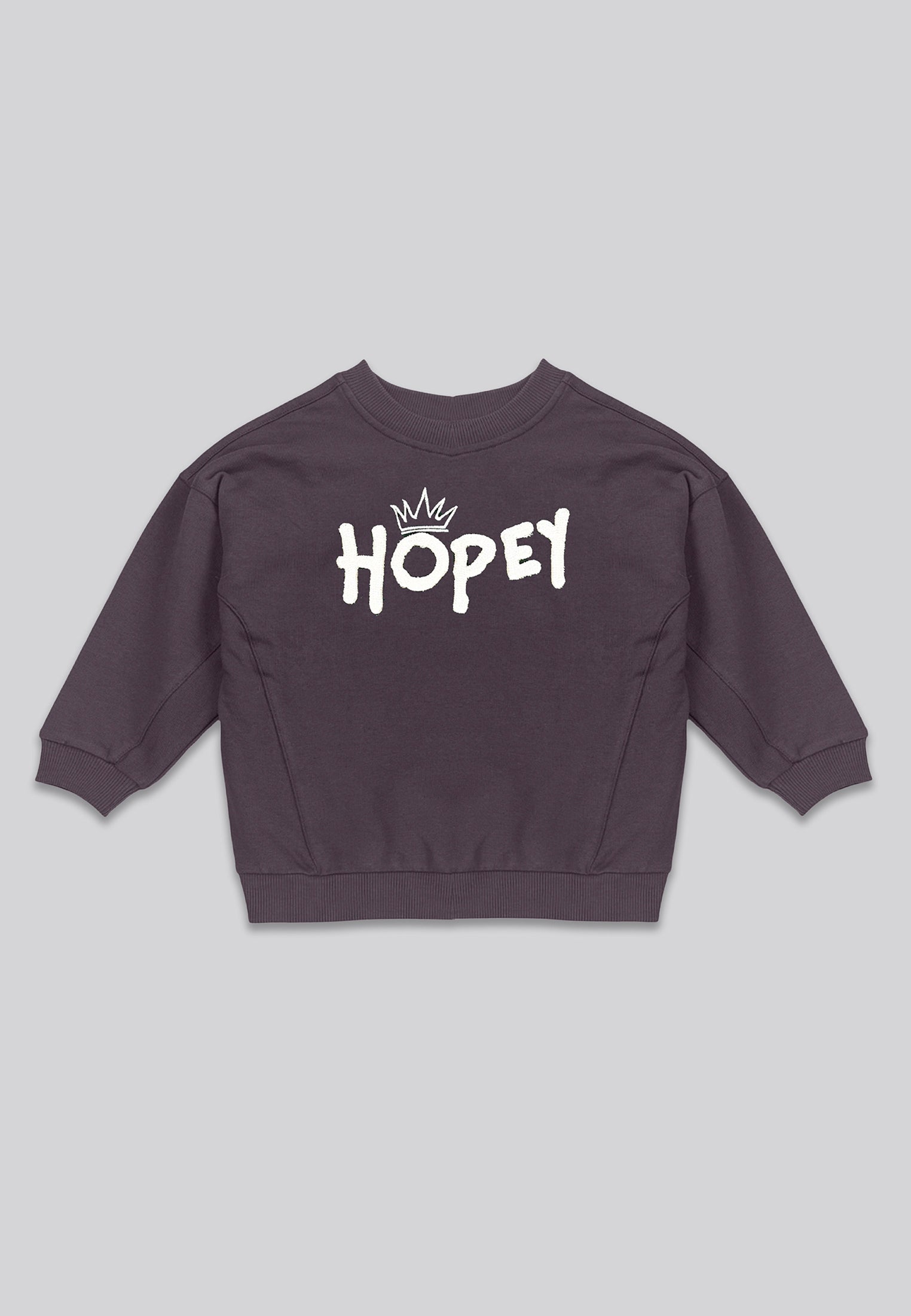 KIDS HOPEY OVERSIZED SWEATSHIRT MAUVE