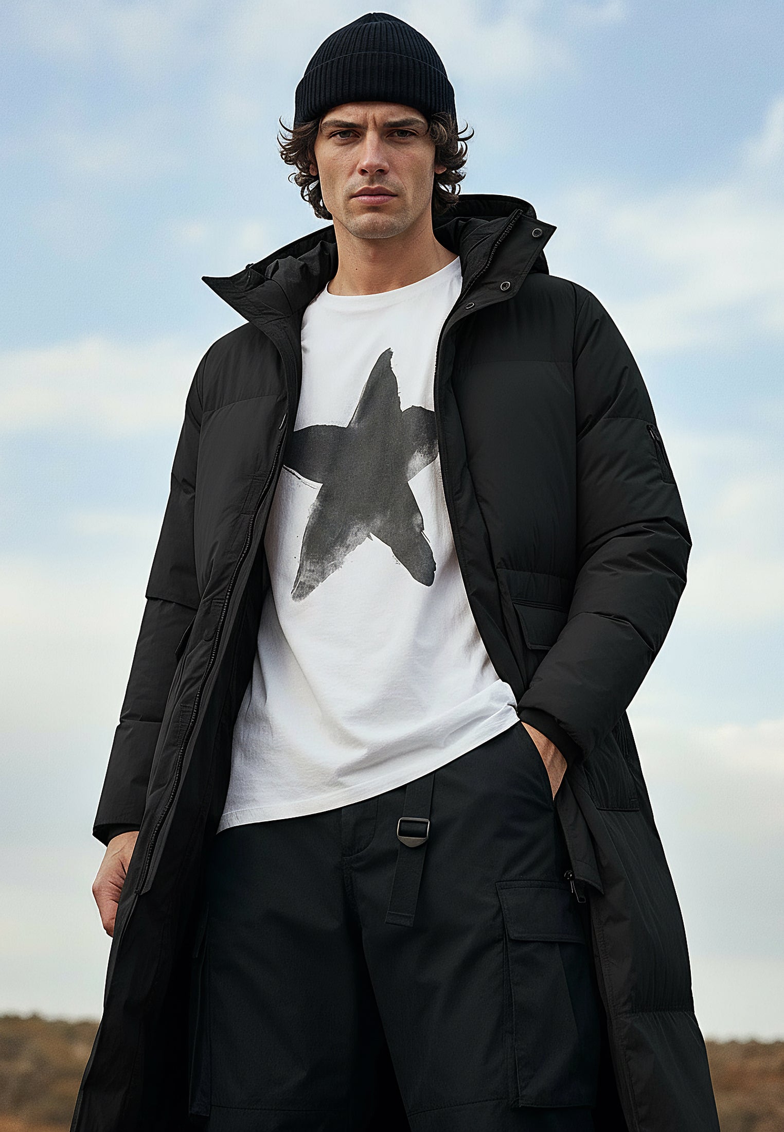 VOYAGER PUFFER PARKA BLACK
