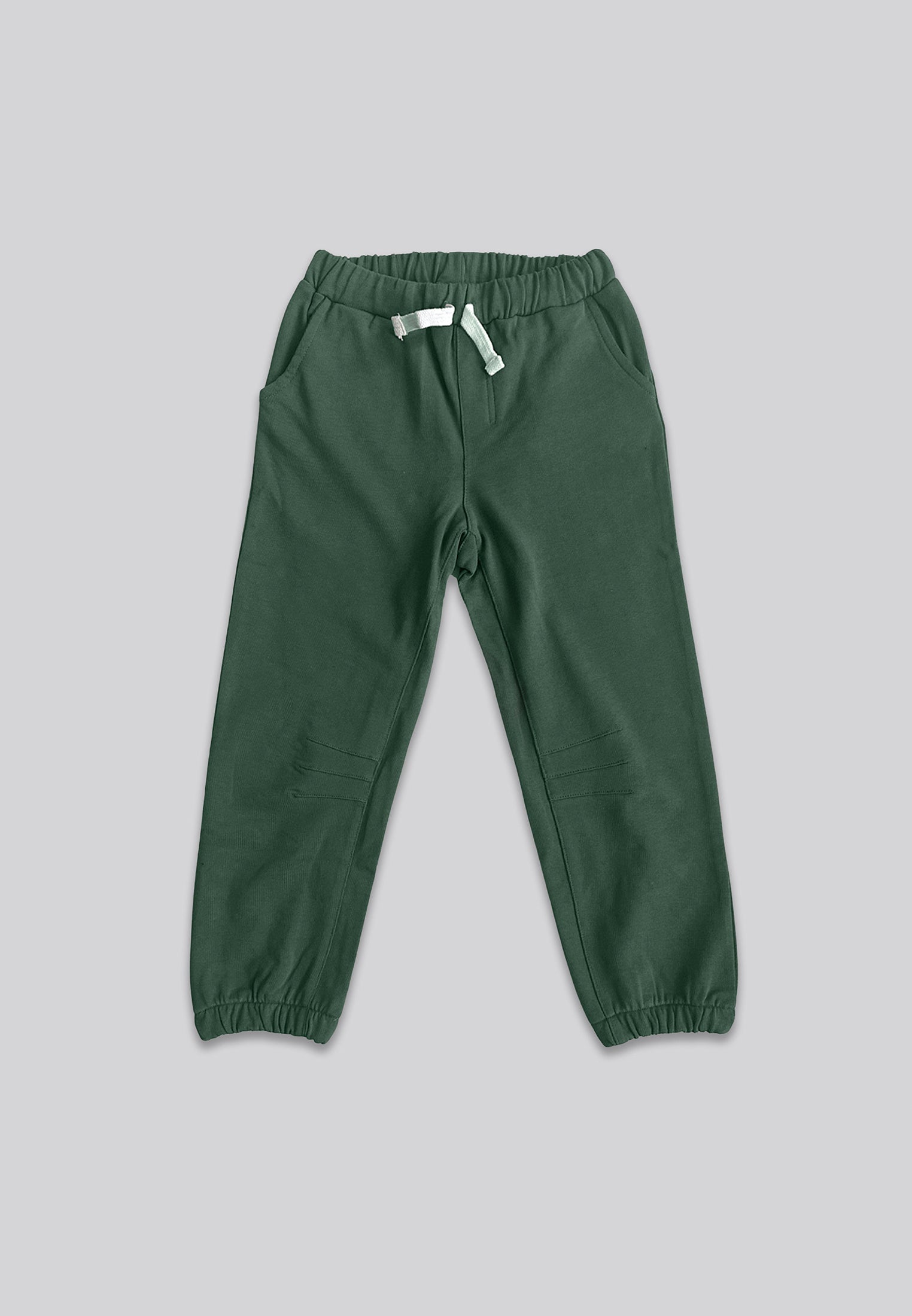 KIDS RELIGION SEAMED DARTED SWEAT PANTS GREEN