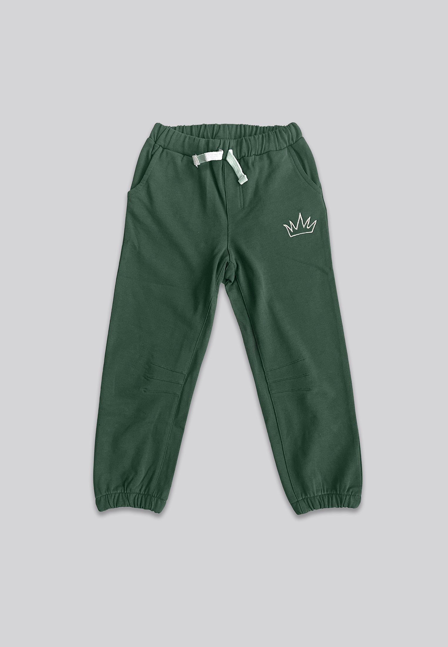 KIDS HOPEY DARTED SWEATPANTS GREEN