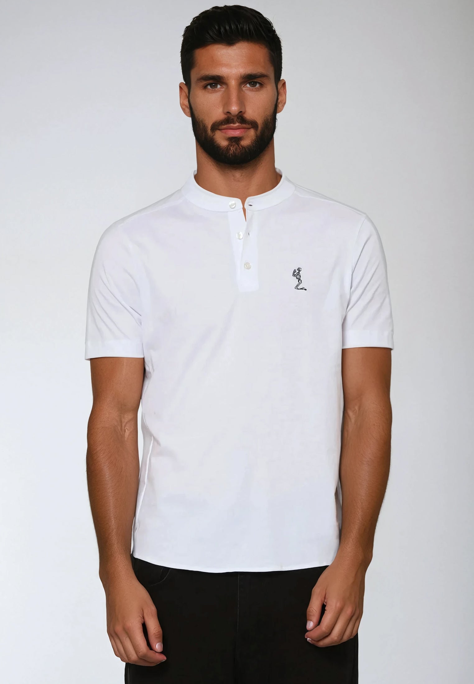 ESSENTIAL ORSON WHITE POLO SHIRT