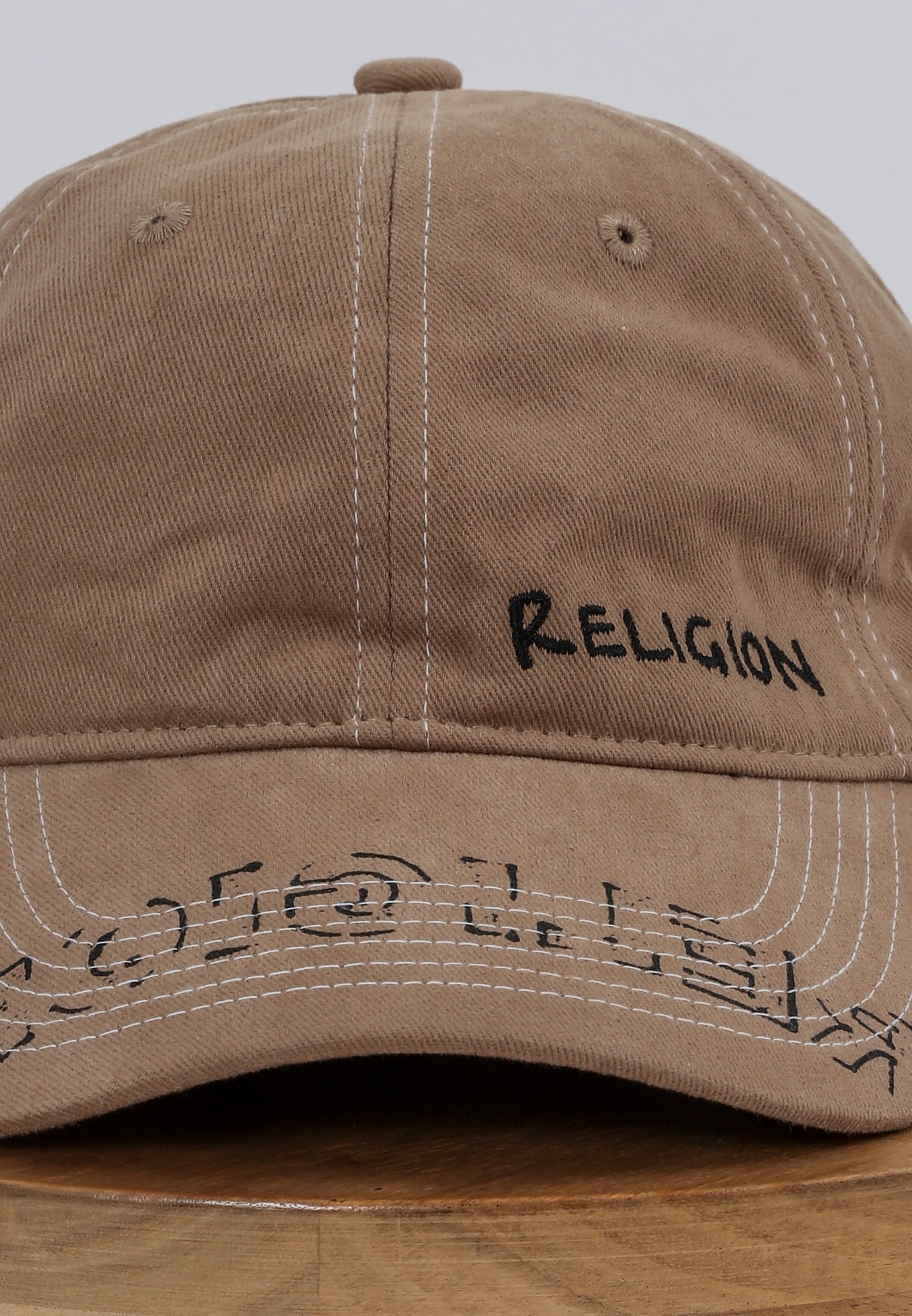 RELIGION BASEBALL CAP TAN