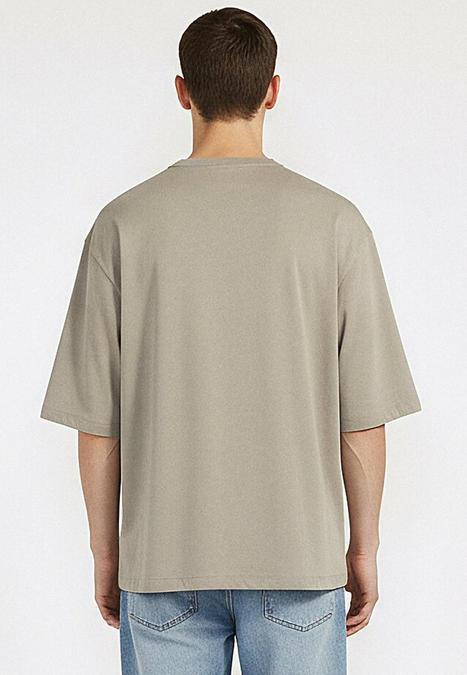 CROP BOX T-SHIRT KHAKI