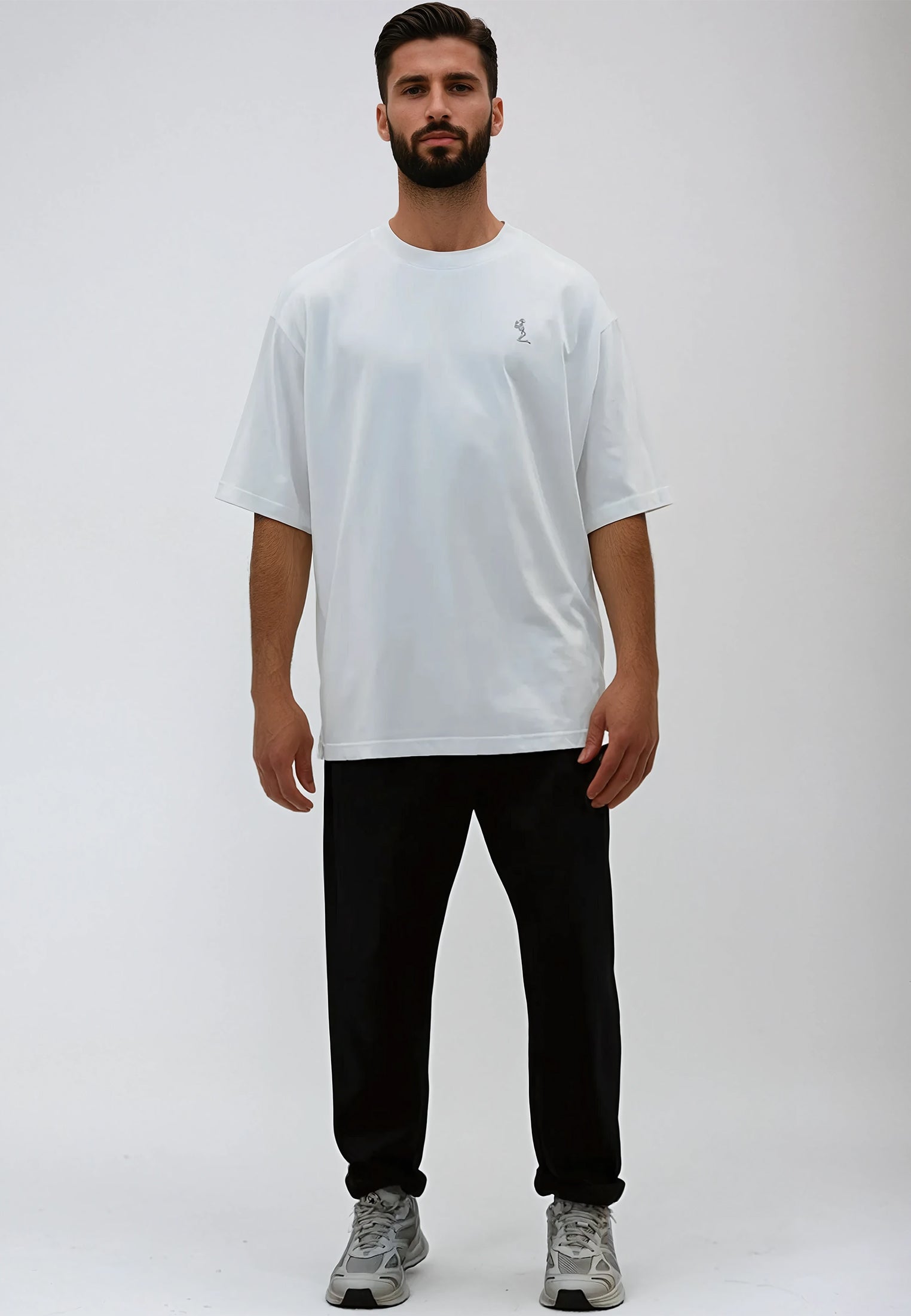 OVERSIZED HEAVY BLOCK T-SHIRT OFF WHITE