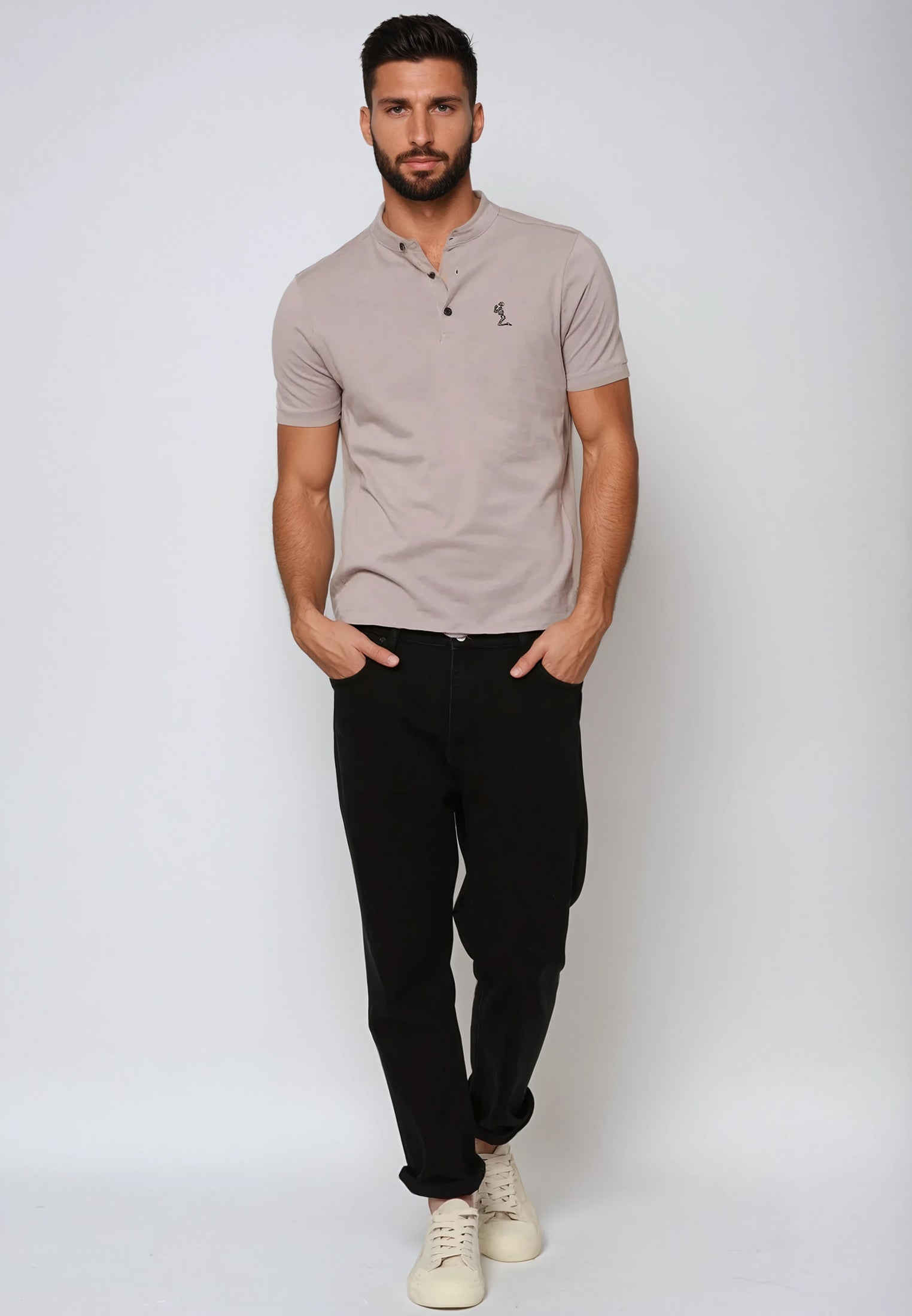 ESSENTIAL ORSON ASHES OF ROSES POLO SHIRT