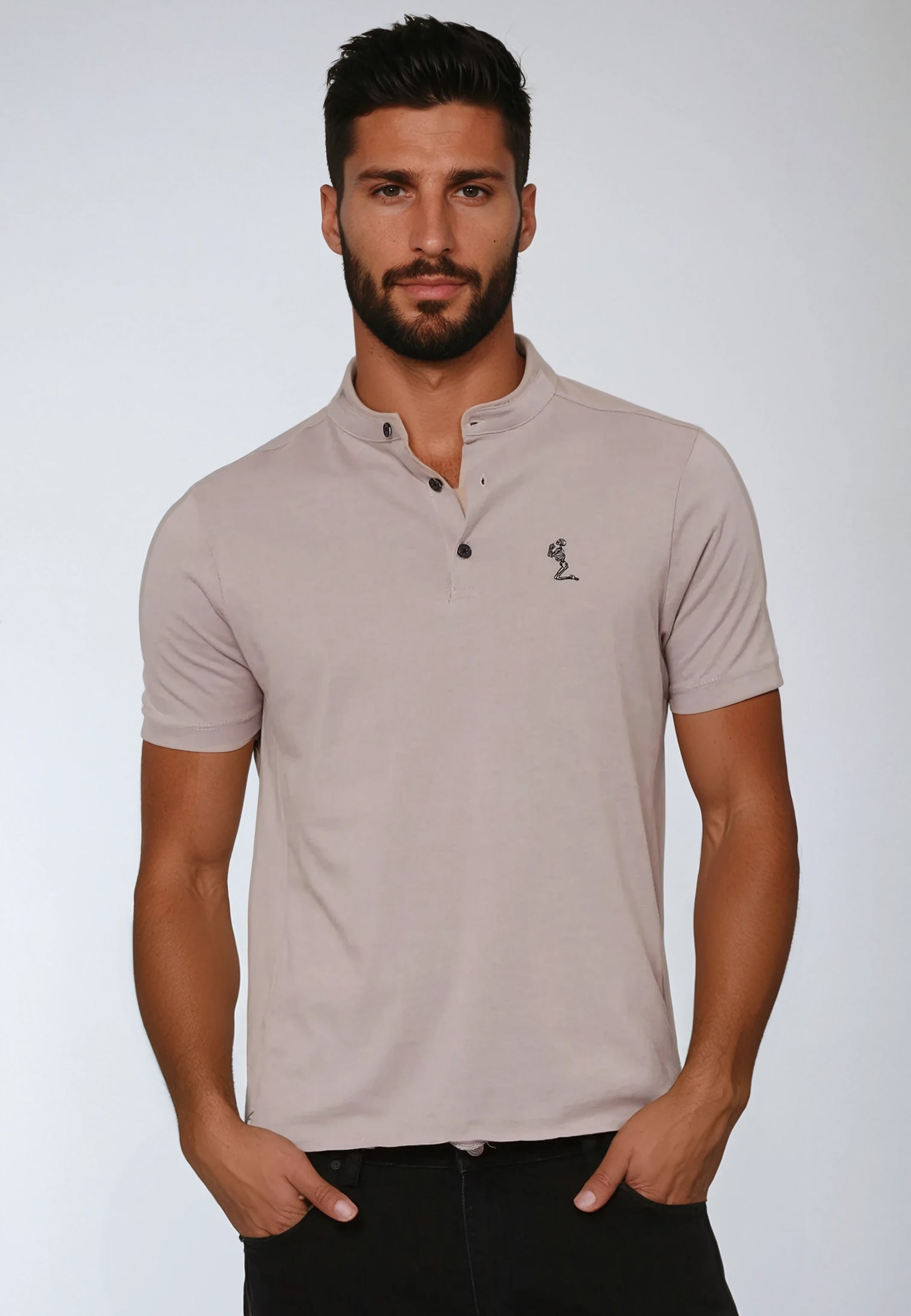 ESSENTIAL ORSON ASHES OF ROSES POLO SHIRT