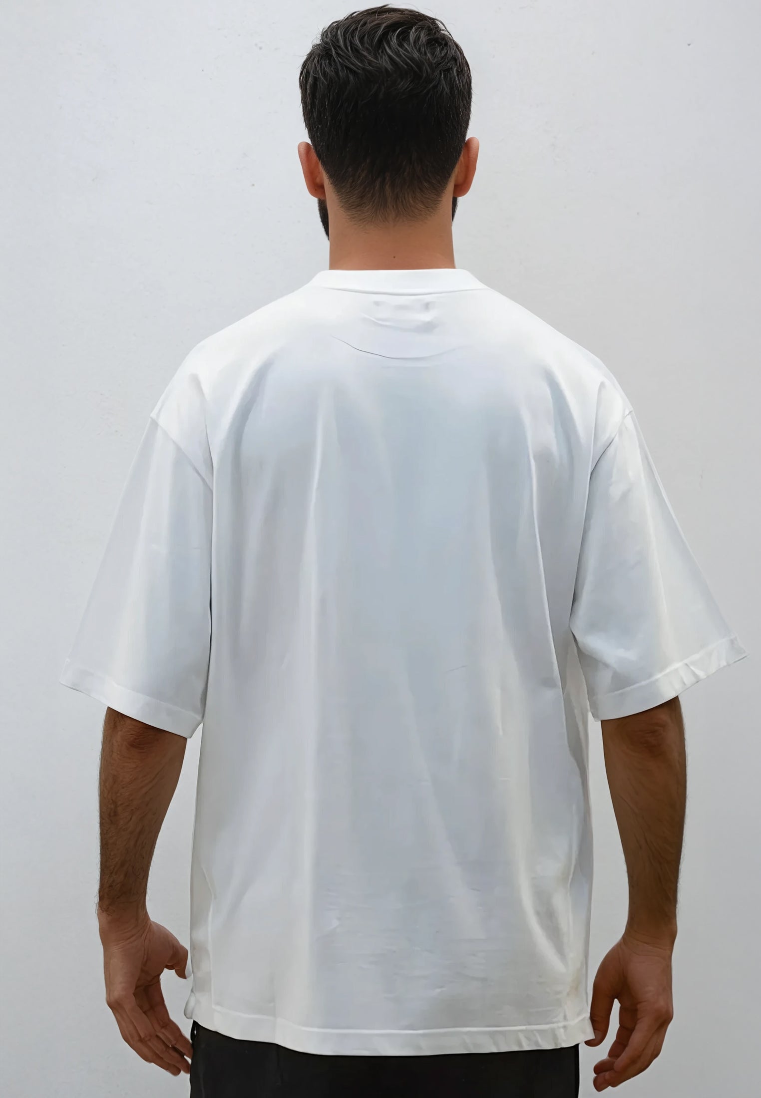 OVERSIZED HEAVY BLOCK T-SHIRT OFF WHITE