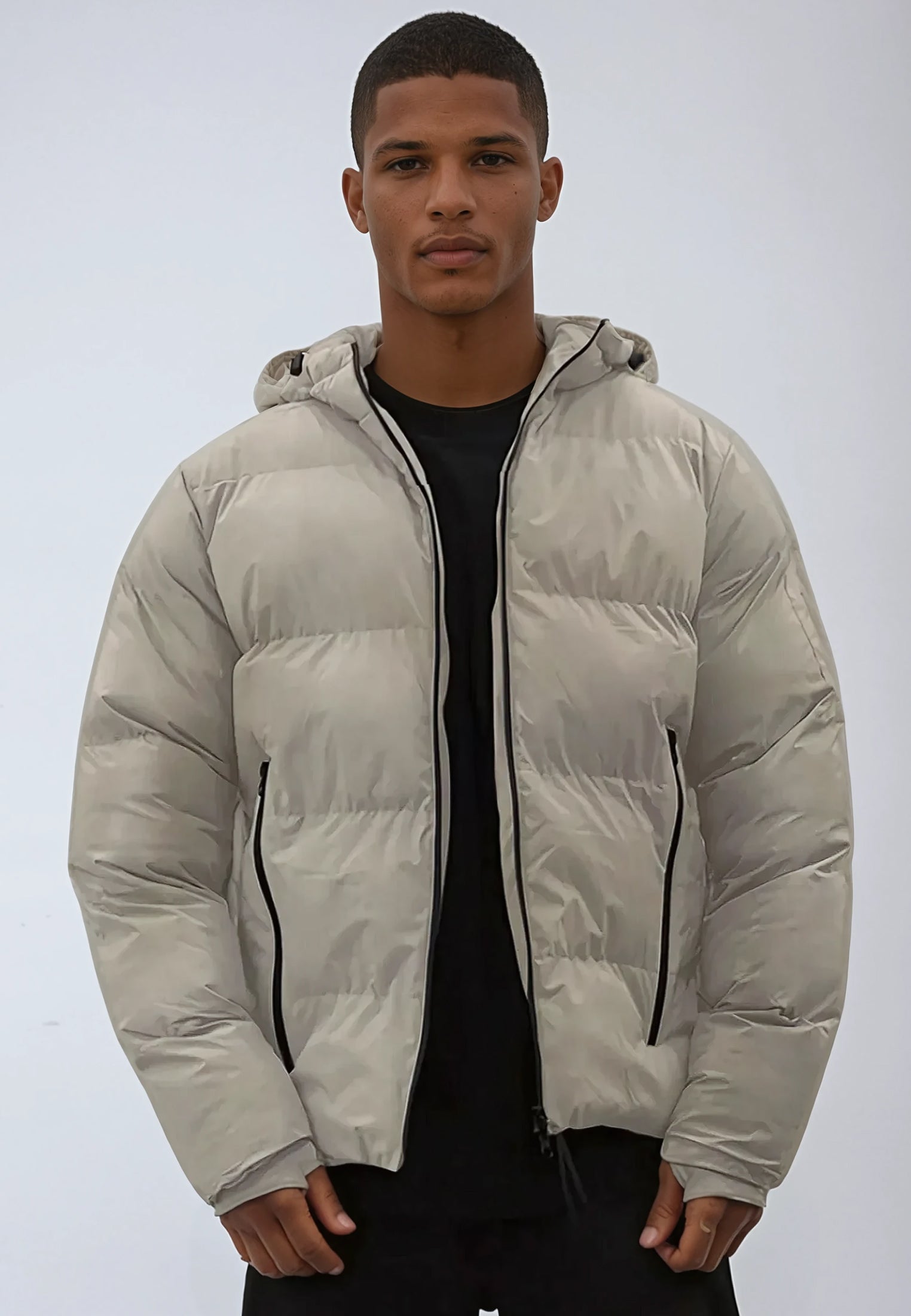 PERFORMANCE PUFFER JACKET TAN