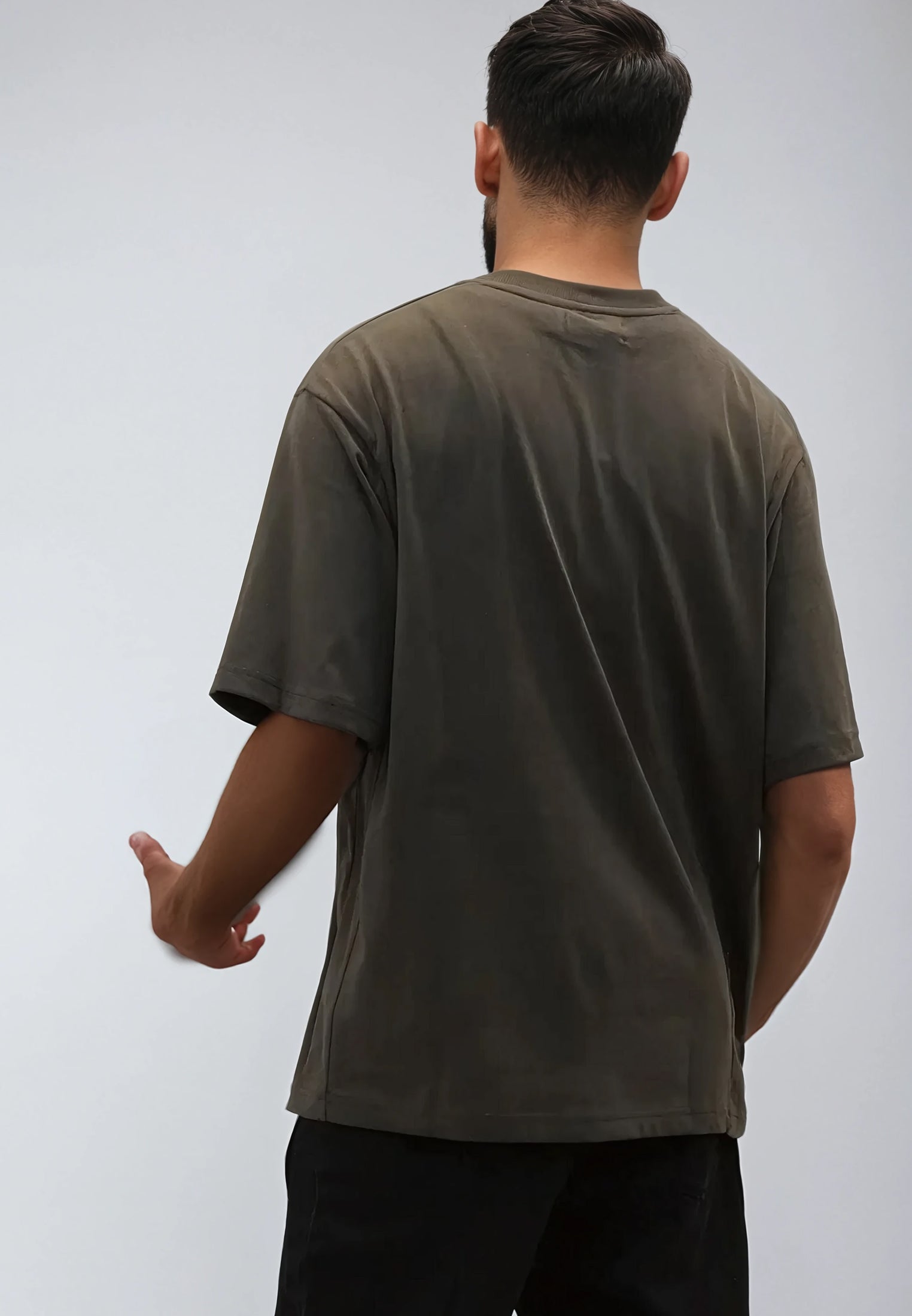 OVERSIZED HEAVY BLOCK T-SHIRT DESERT TAUPE