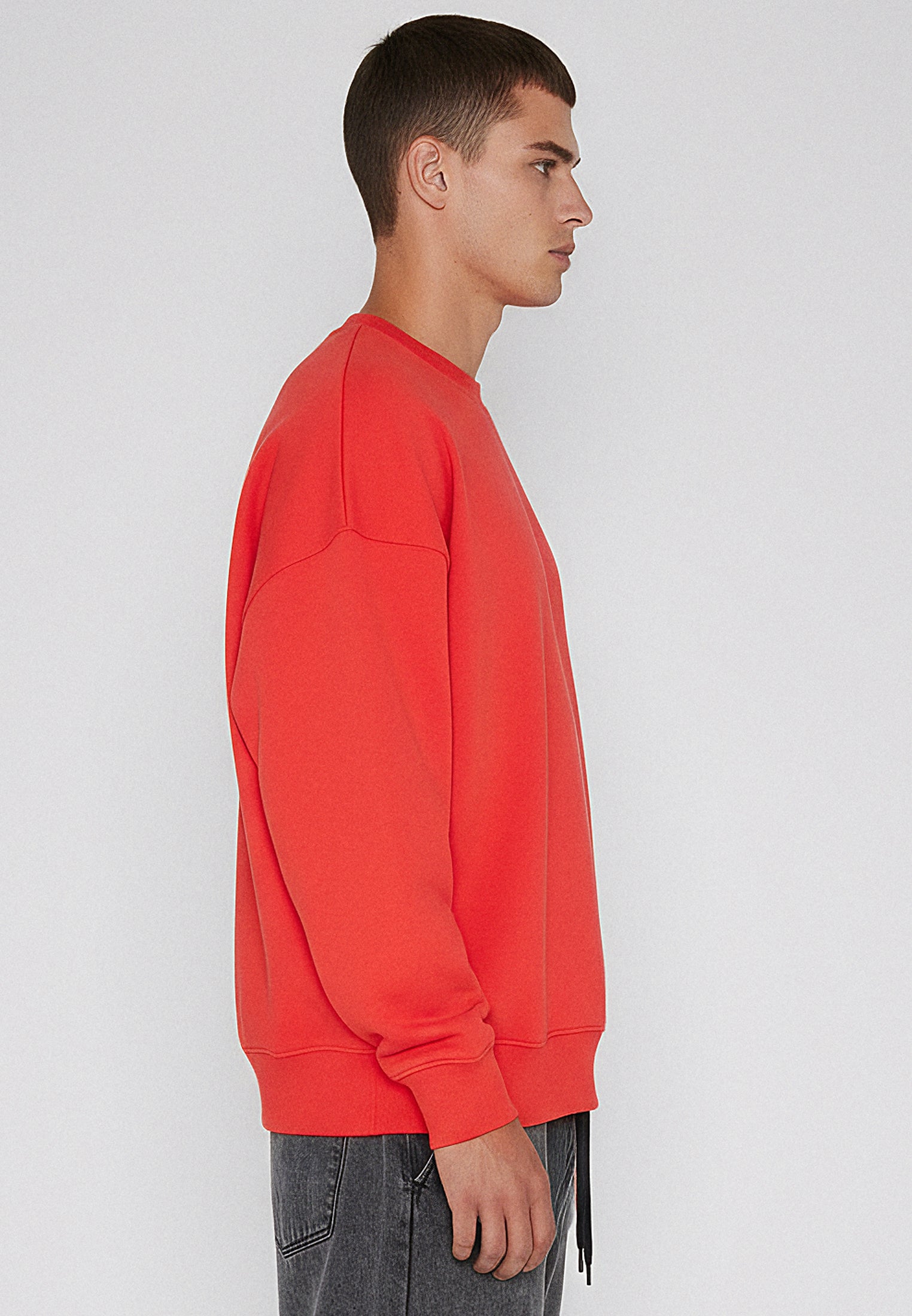 RELIGION UK SWEAT BRIGHT RED