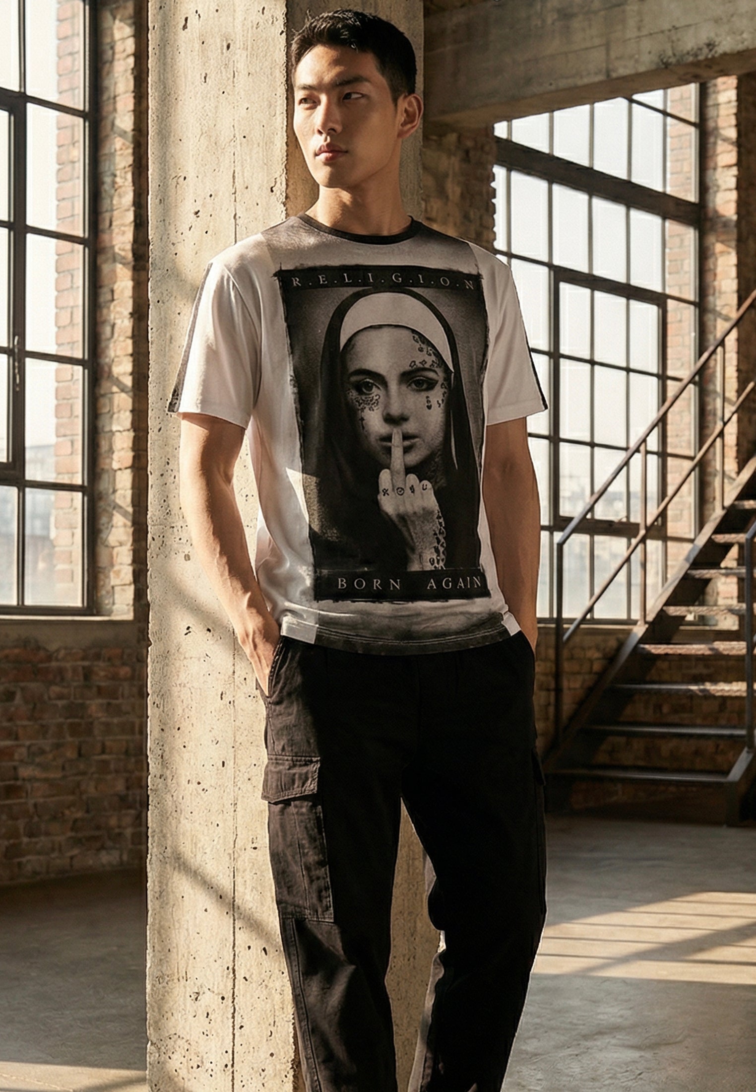 BORN AGAIN T-SHIRT INDIAN RED