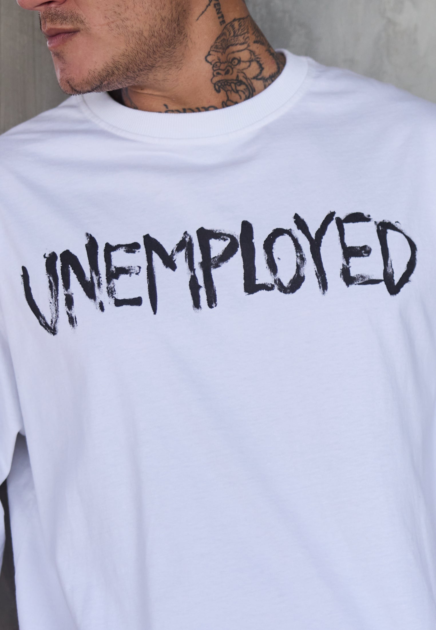 UNEMPLOYED OVERSIZED T-SHIRT WHITE