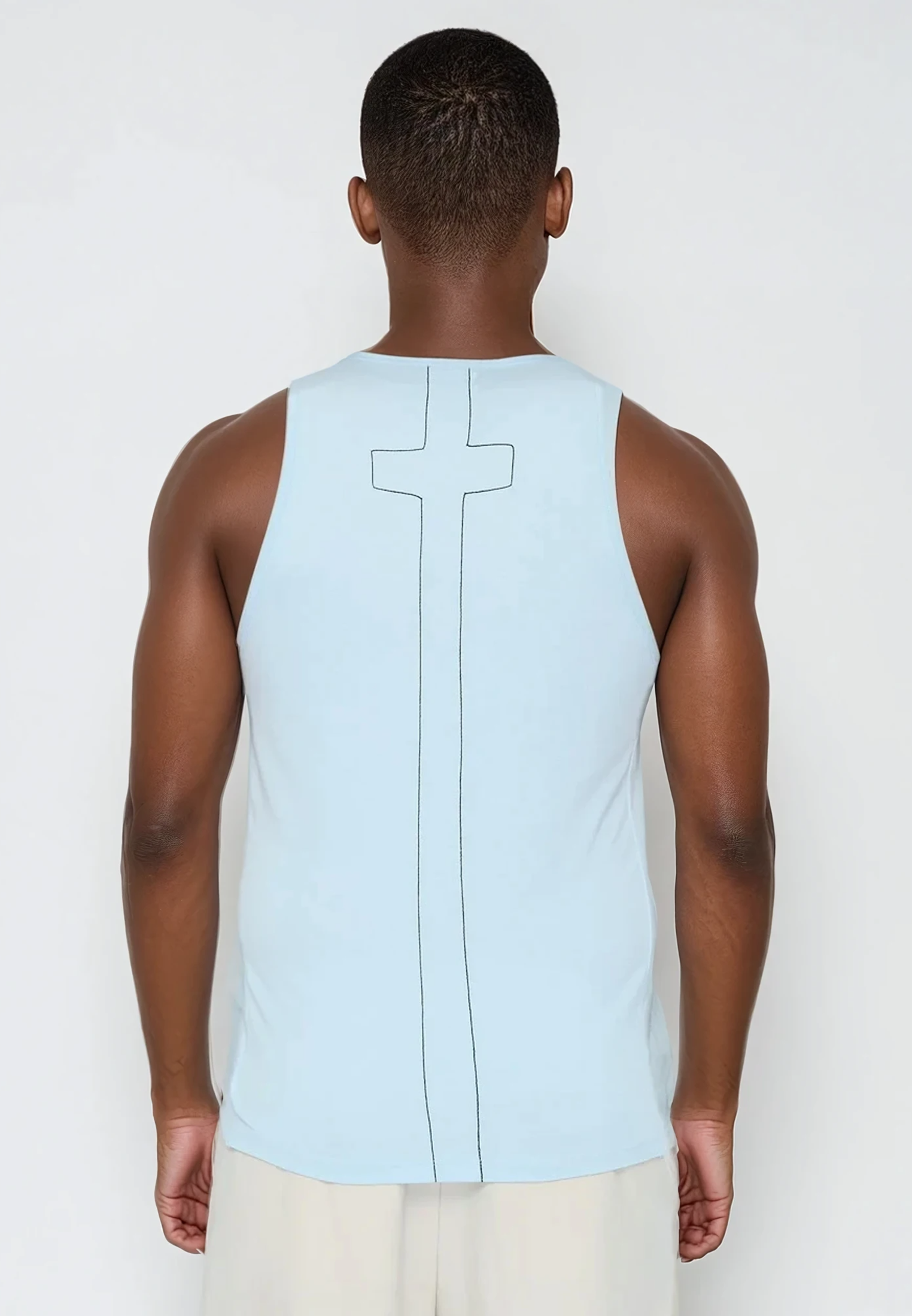 ALBION VEST PALE BLUE
