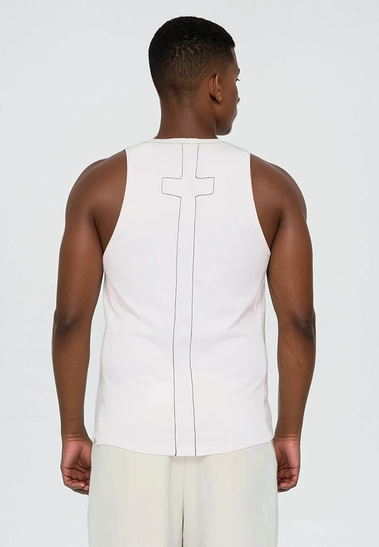 ALBION VEST PALE PINK