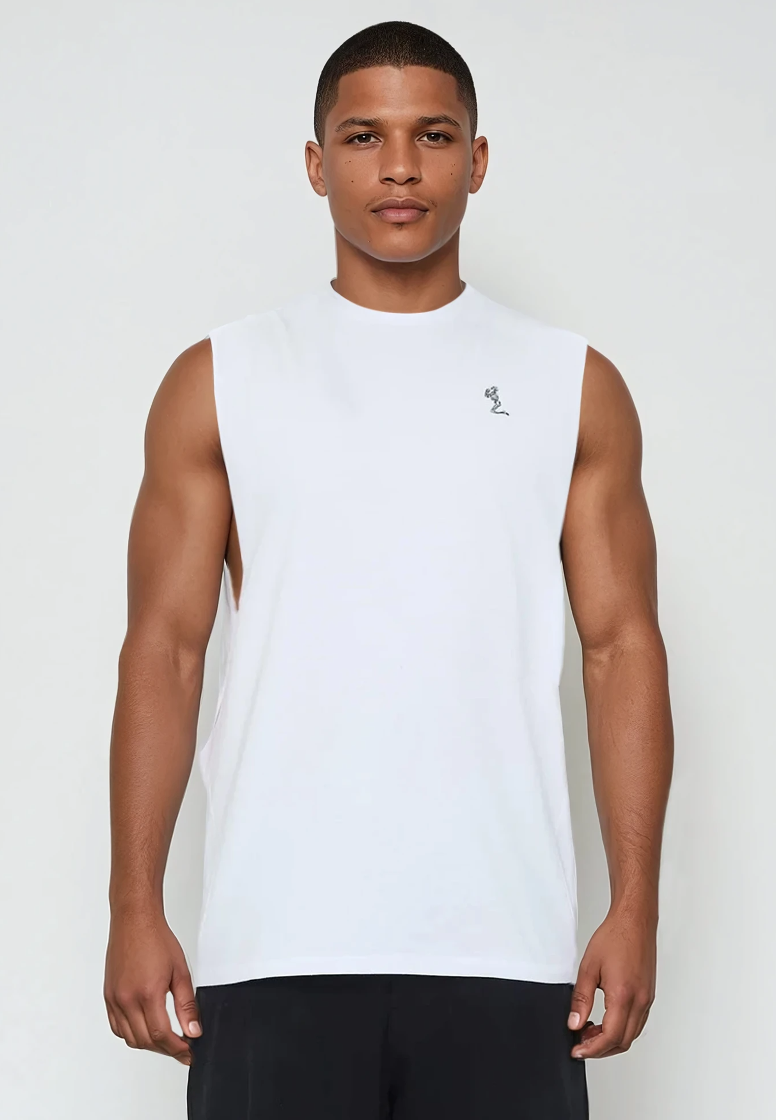 CUTAWAY VEST WHITE