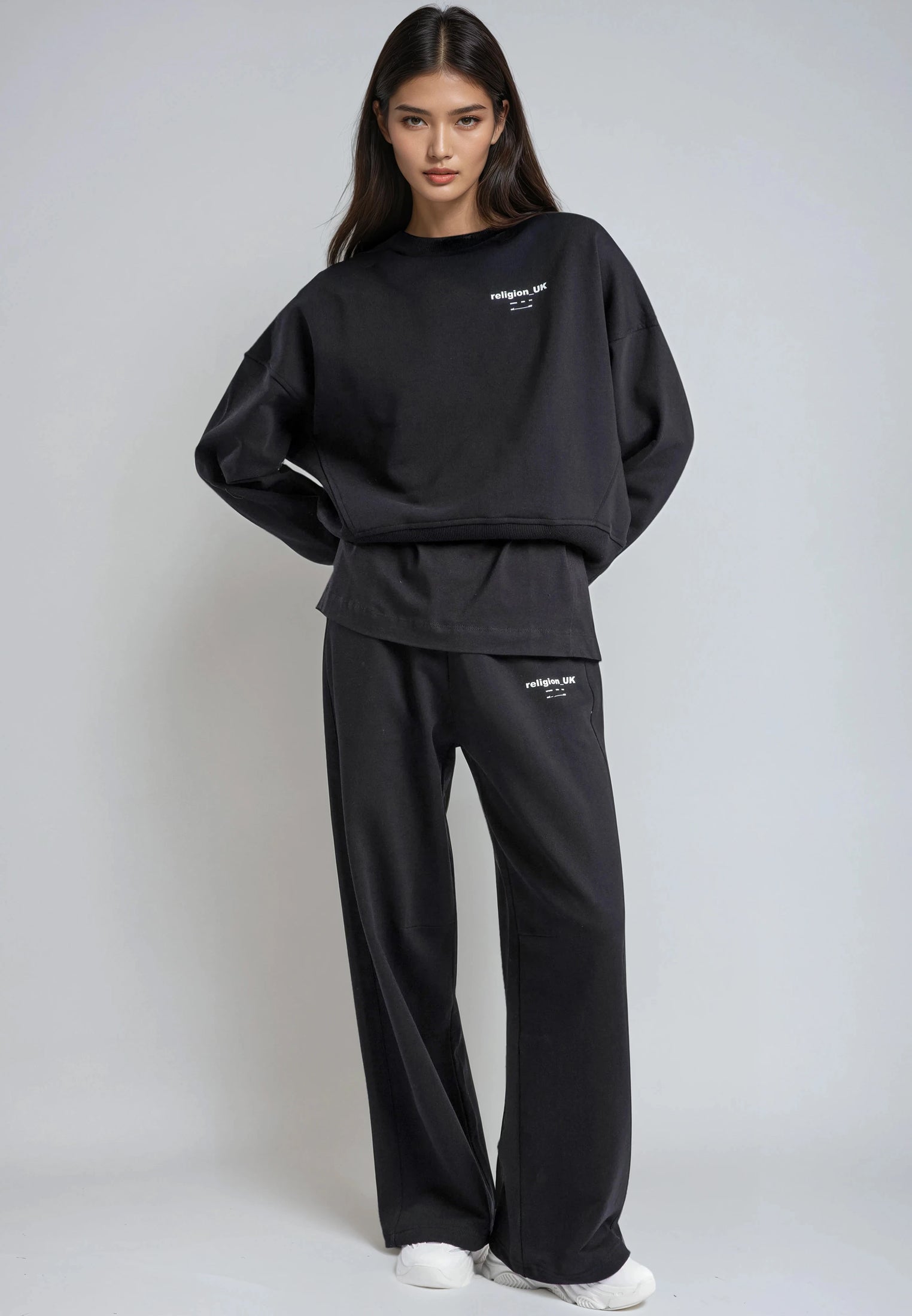 RELIGION UK BATWING SWEAT BLACK