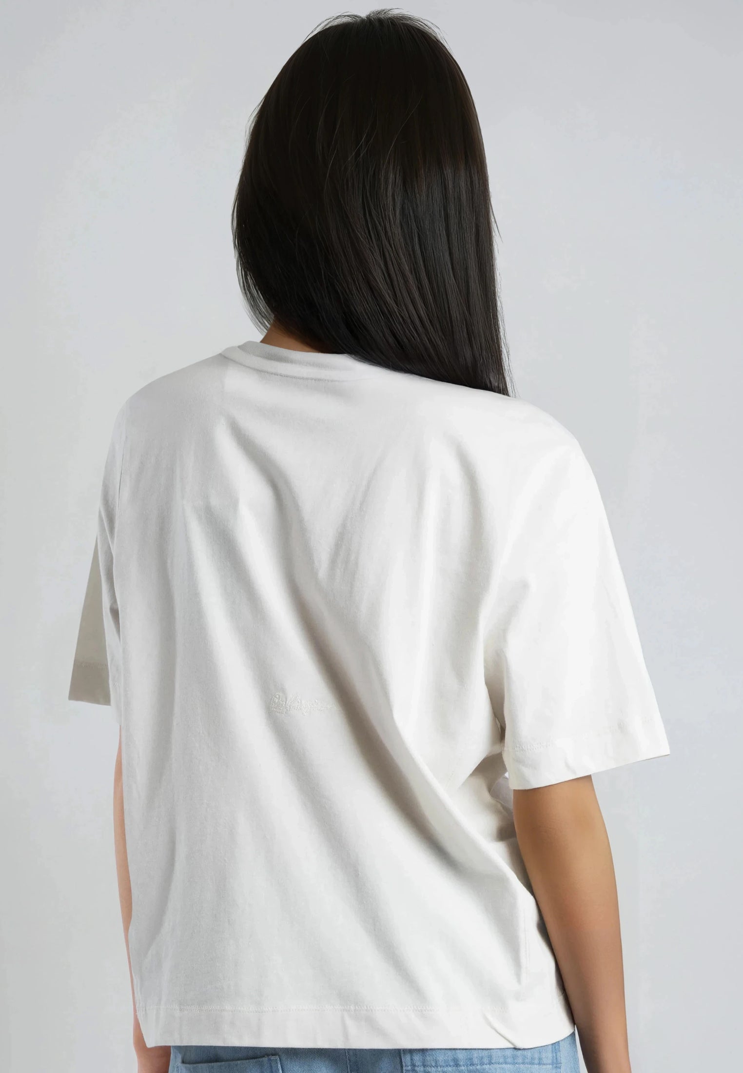 RELAXED BASIC T-SHIRT WHITE ONYX