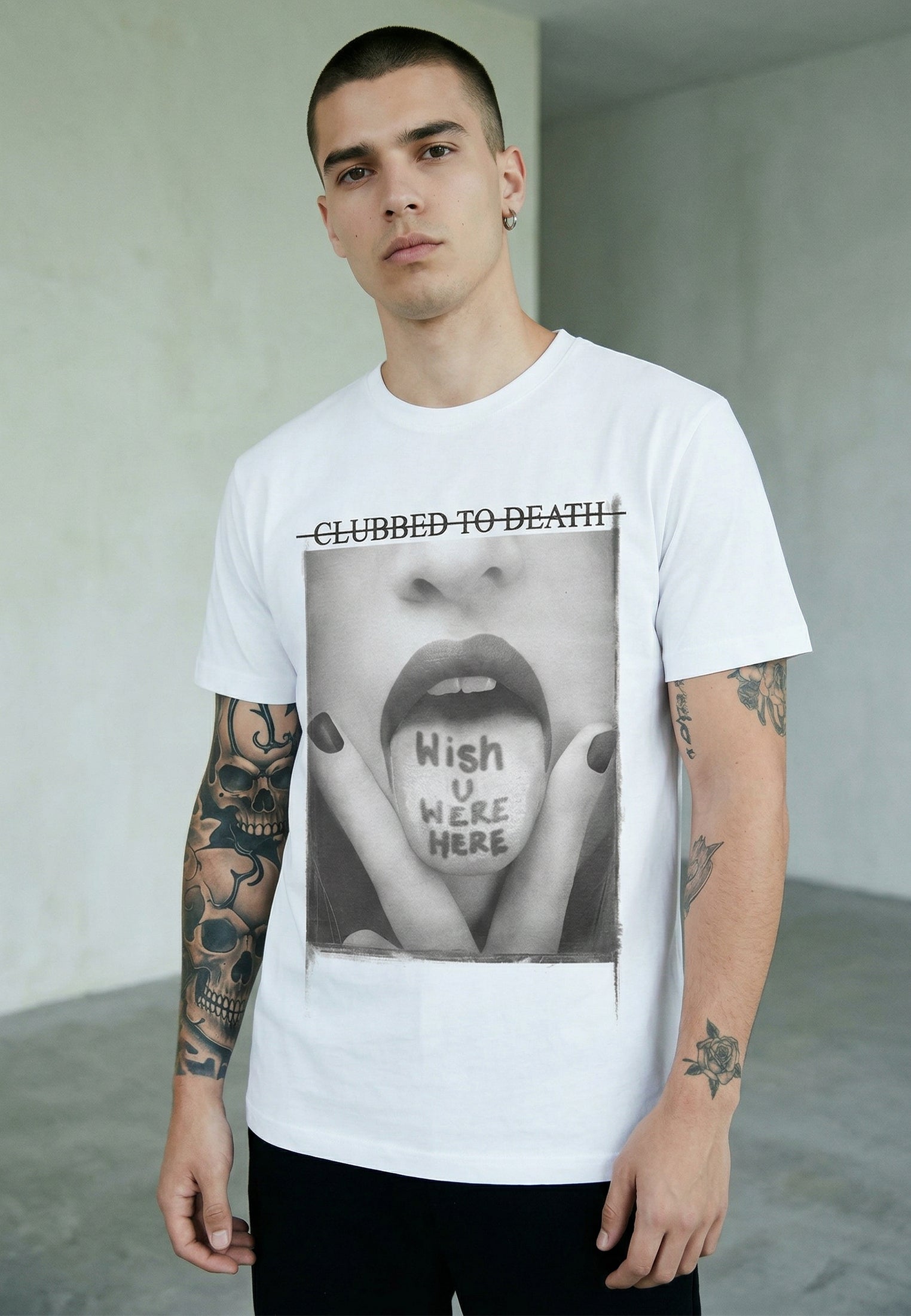 WISH YOU WERE HERE T-SHIRT WHITE