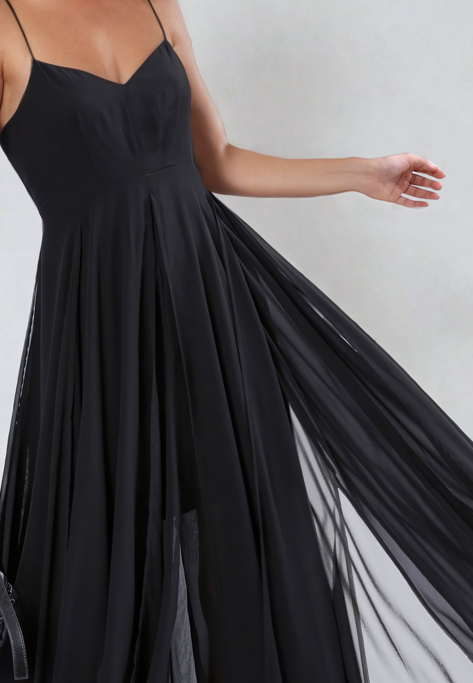 OLSEN MAXI DRESS BLACK