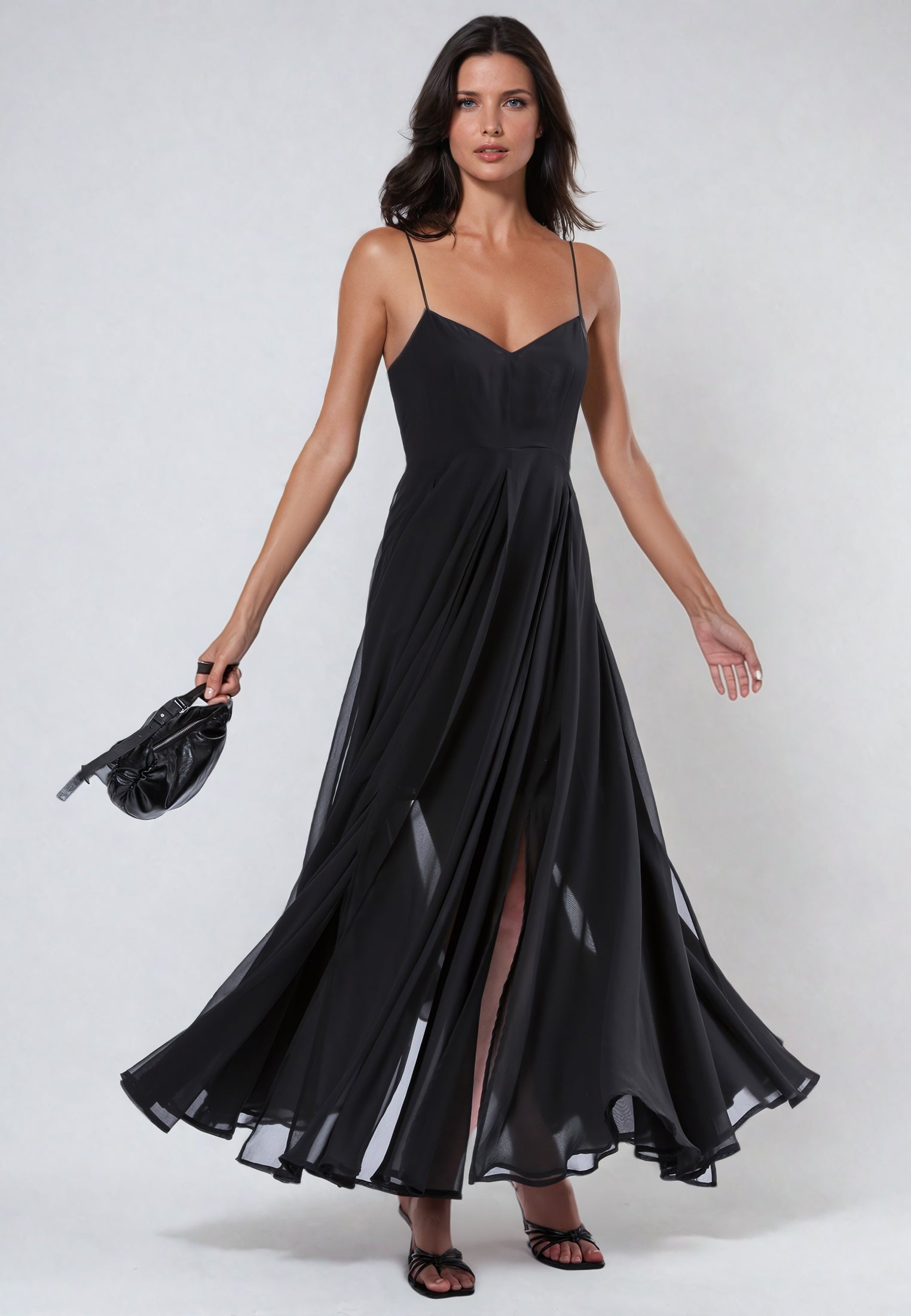 OLSEN MAXI DRESS BLACK