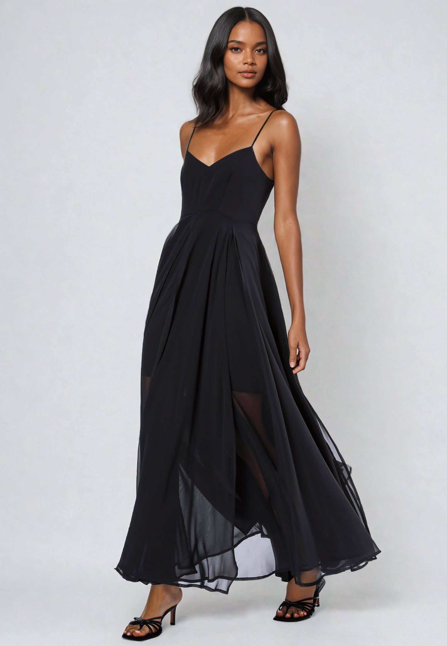 OLSEN MAXI DRESS BLACK