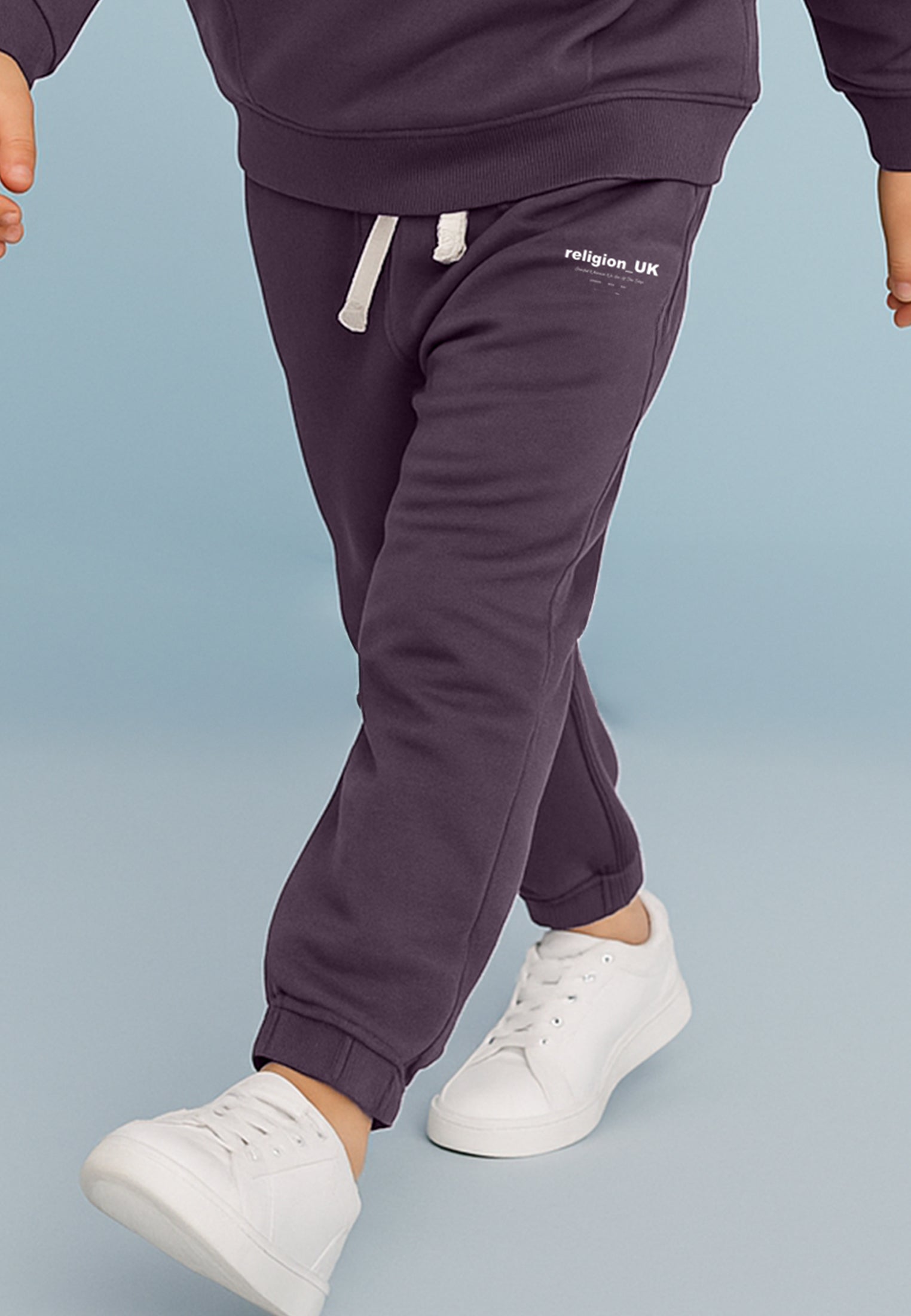 KIDS RELIGION LOGO SWEATPANTS MAUVE