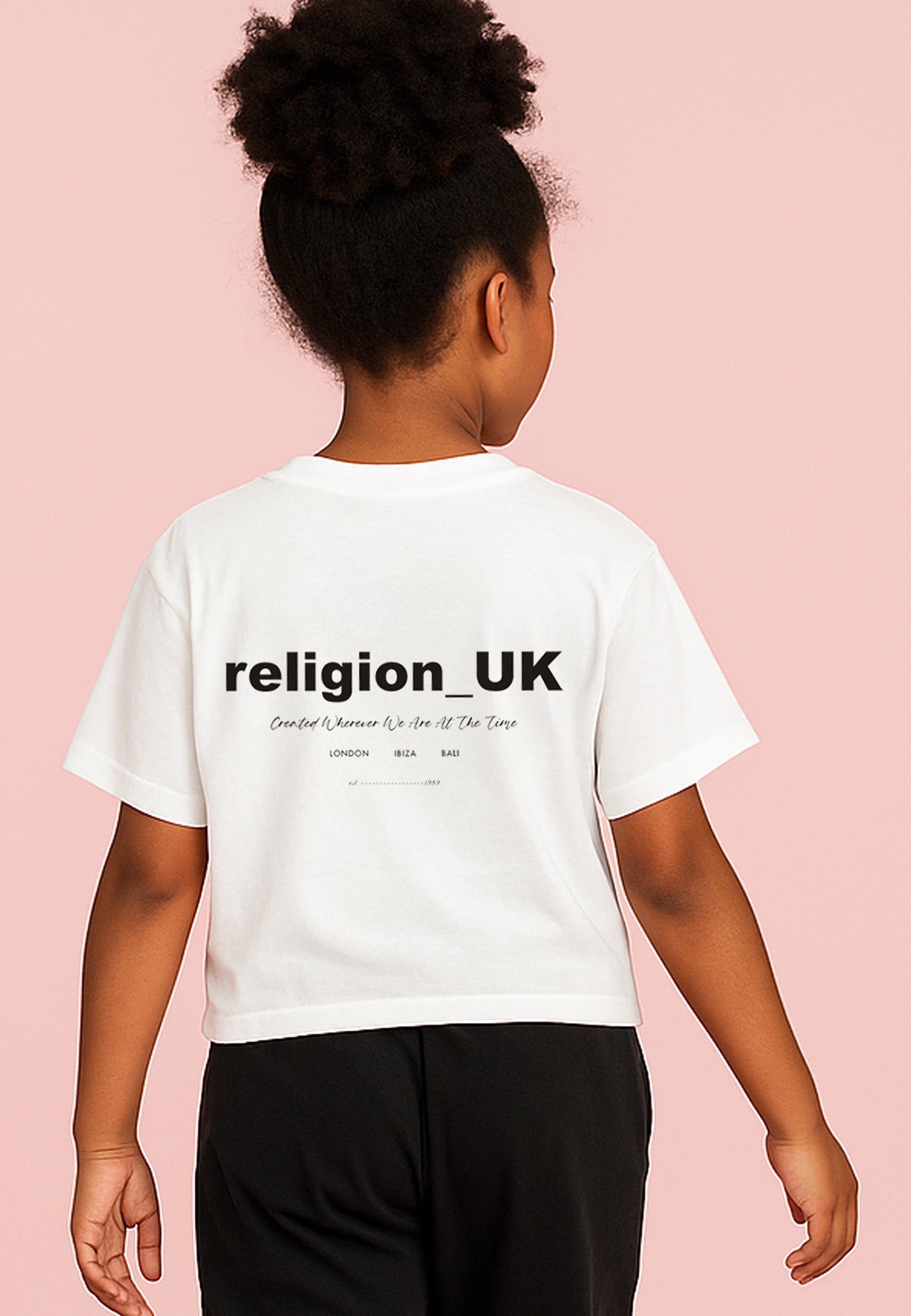 RELIGION KIDS OVERSIZED T-SHIRT WHITE