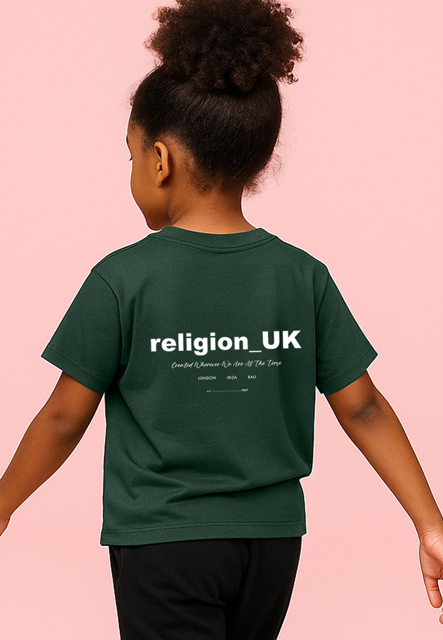 RELIGION KIDS OVERSIZED T-SHIRT GREEN