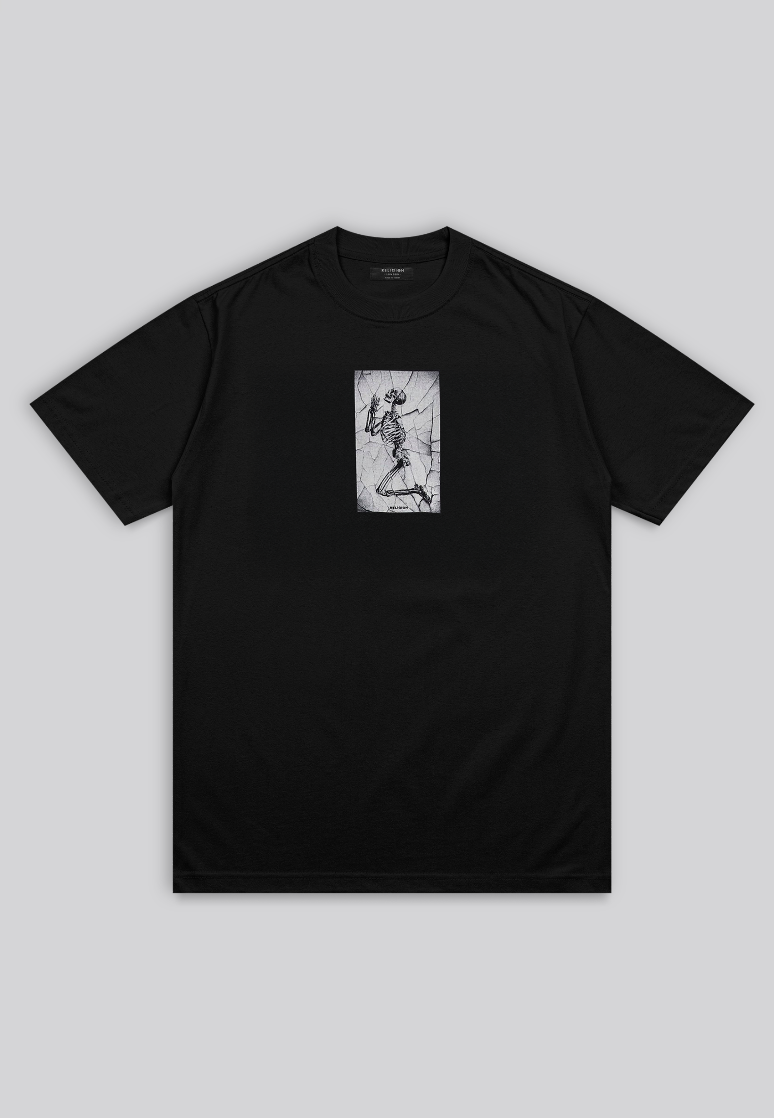 CRACK SKELETON T-SHIRT BLACK