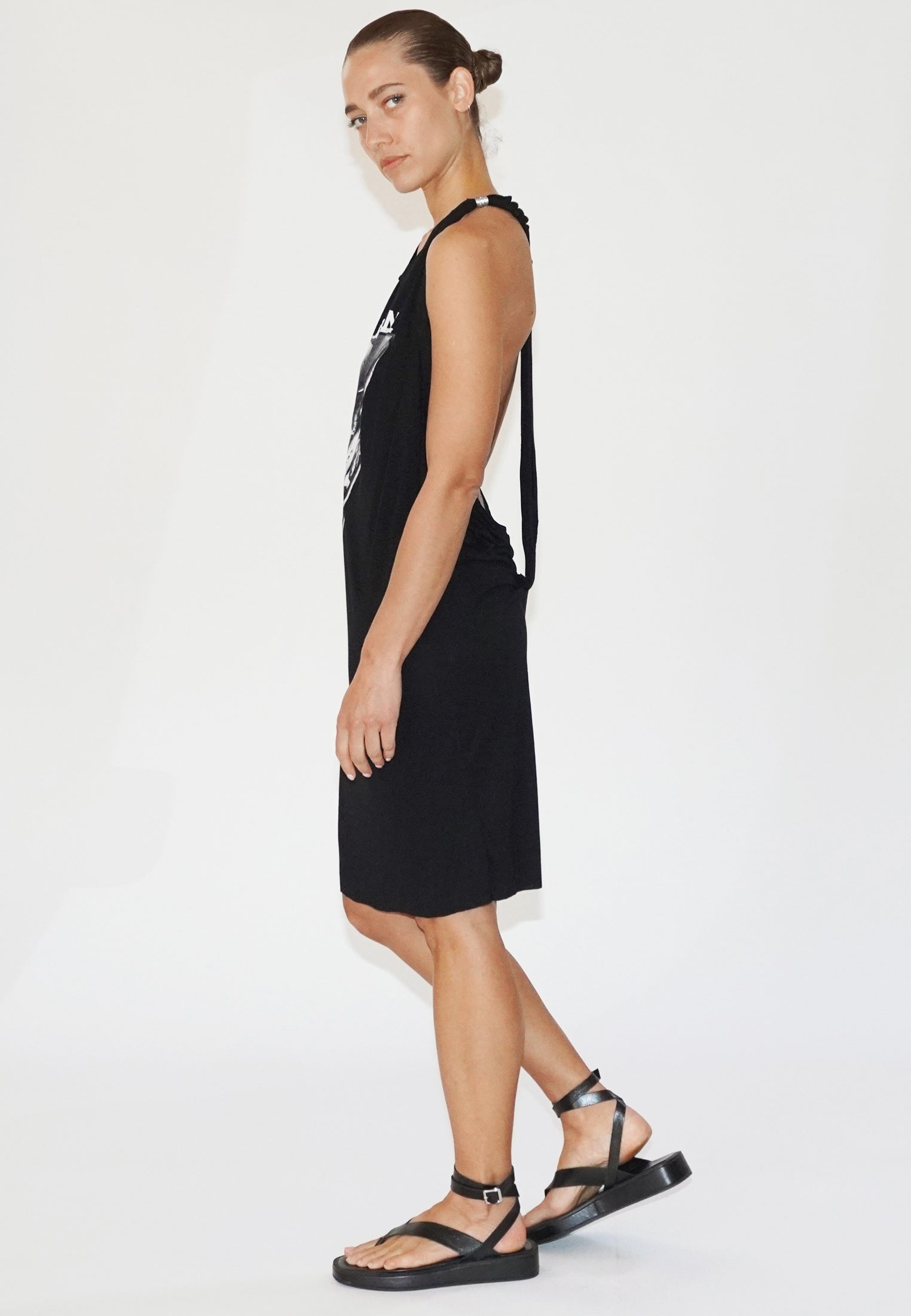 TRIANGLE DRESS BLACK