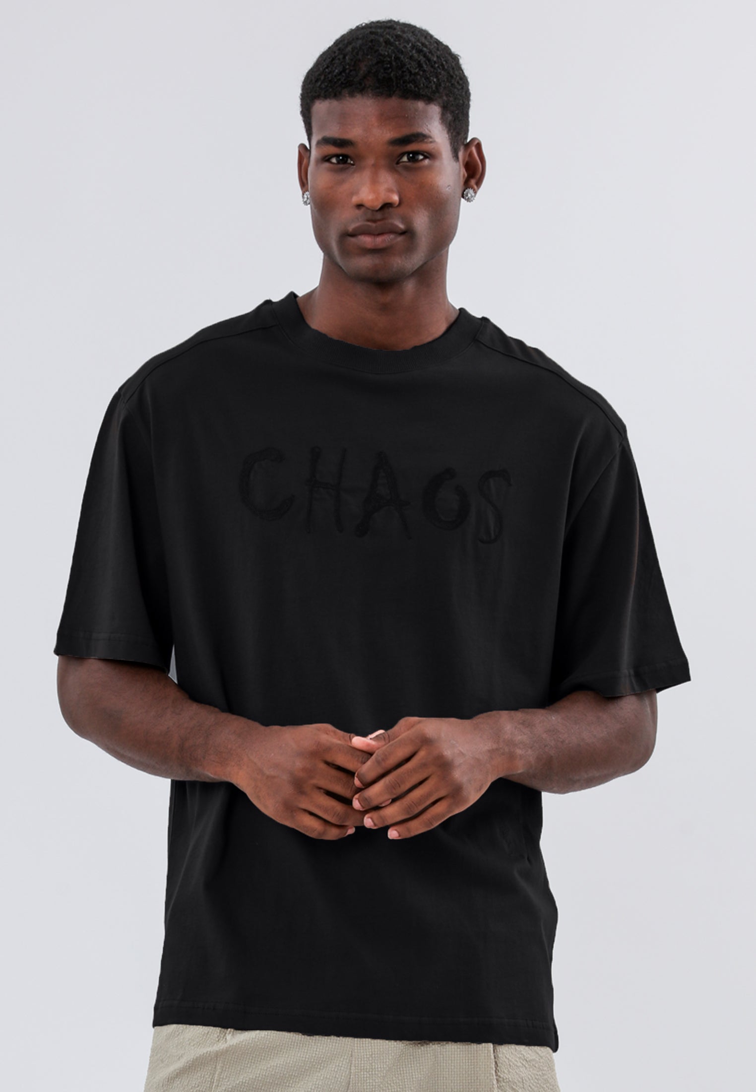 CHAOS T-SHIRT BLACK