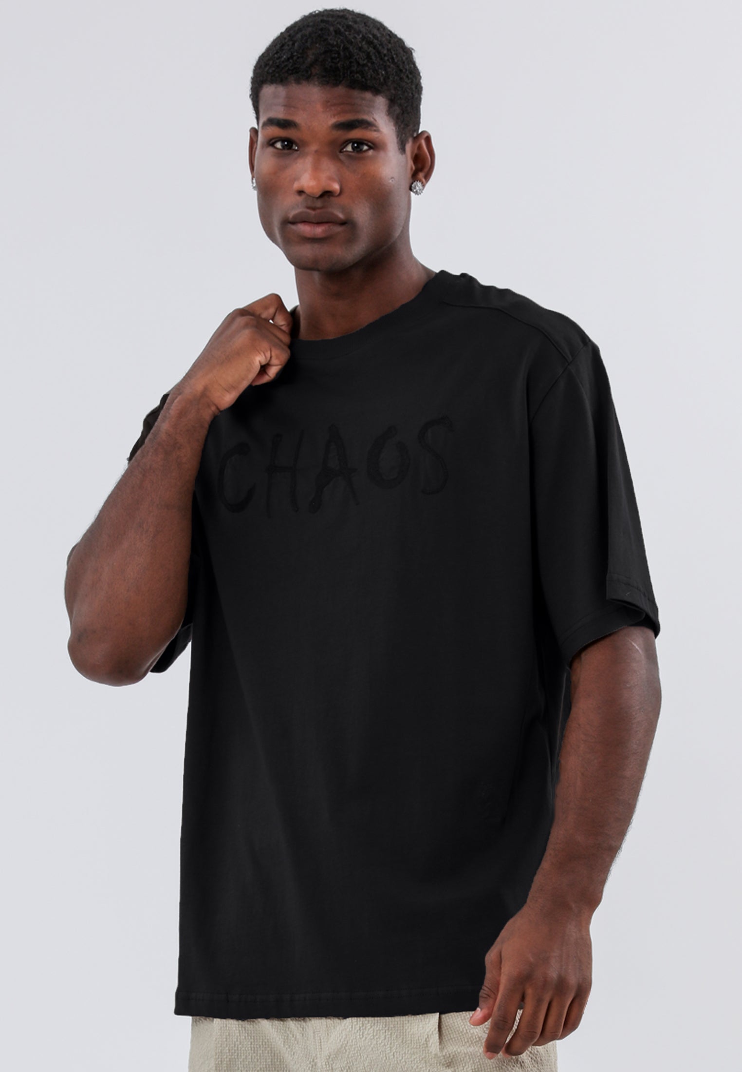 CHAOS T-SHIRT BLACK