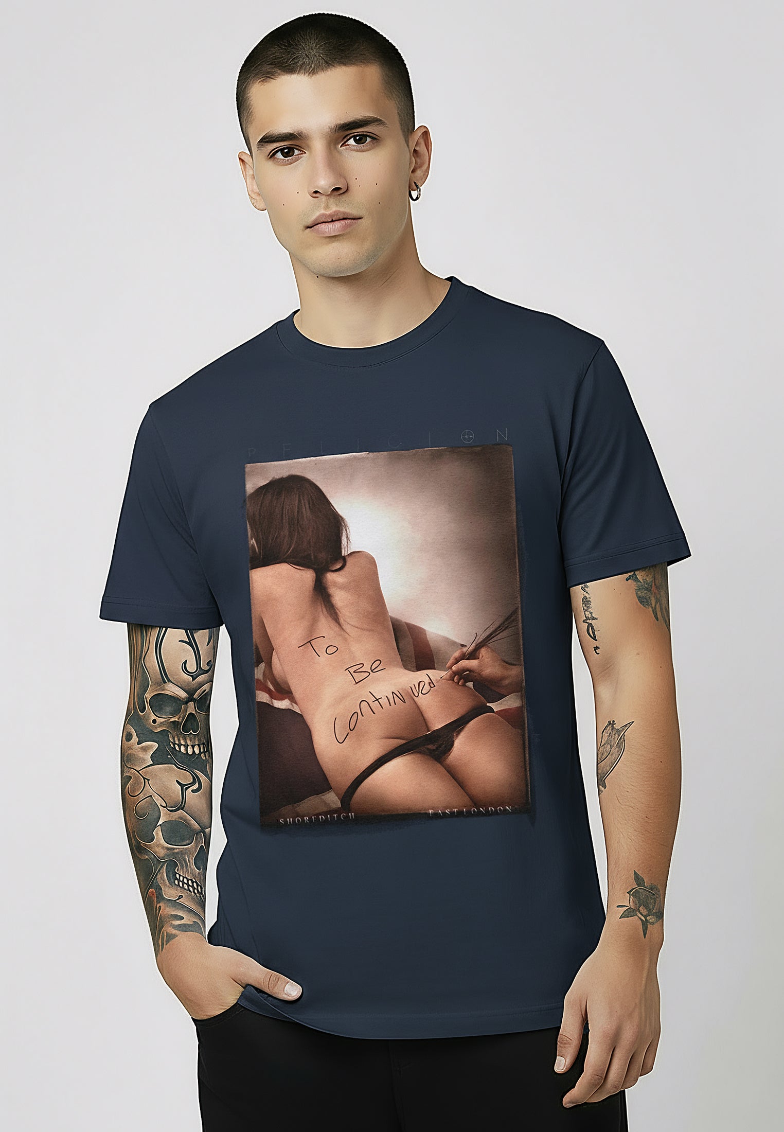 TO BE CONTINUED T-SHIRT FRENCH NAVY