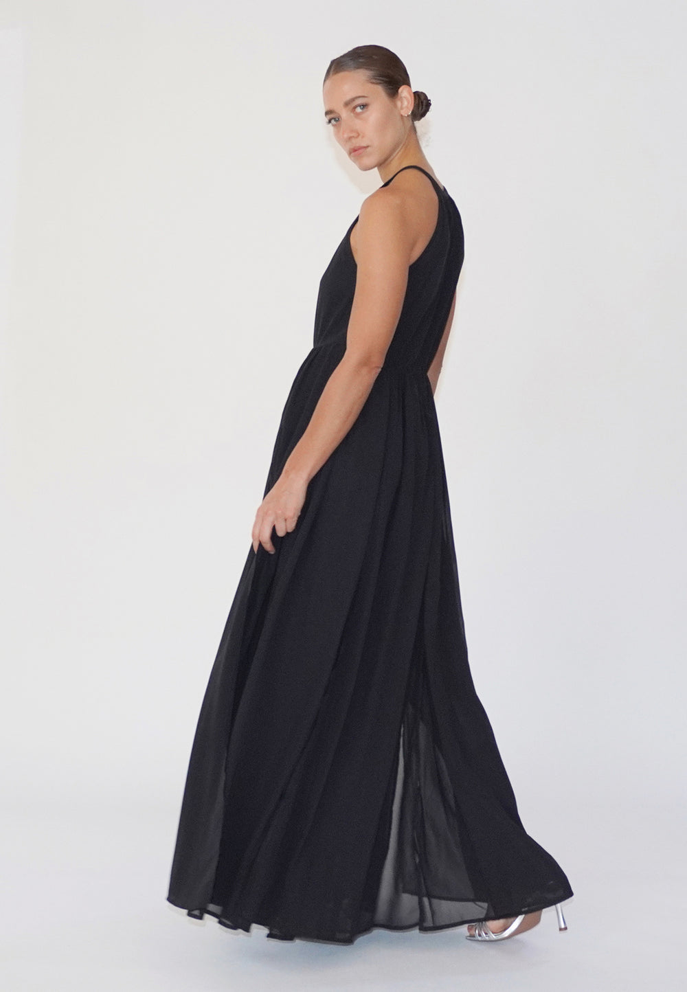 RELIGION Dusk Black Halterneck Maxi Dress