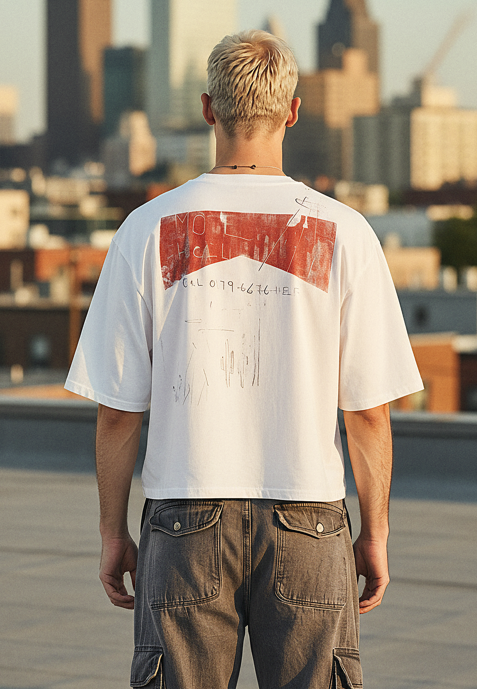MARLBOROUGH CROP T-SHIRT WHITE