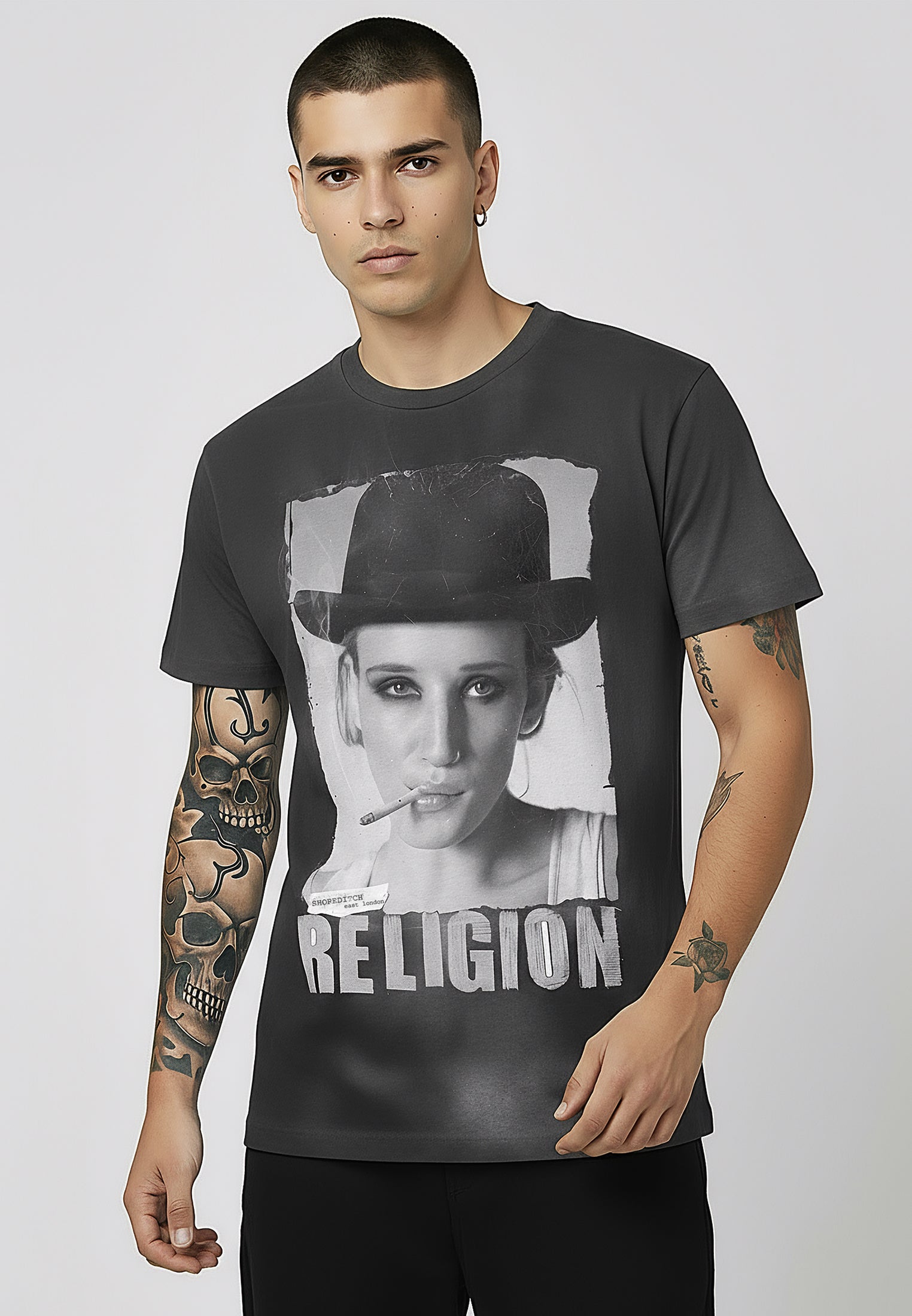 STRANGE FASCINATION BLACK T-SHIRT